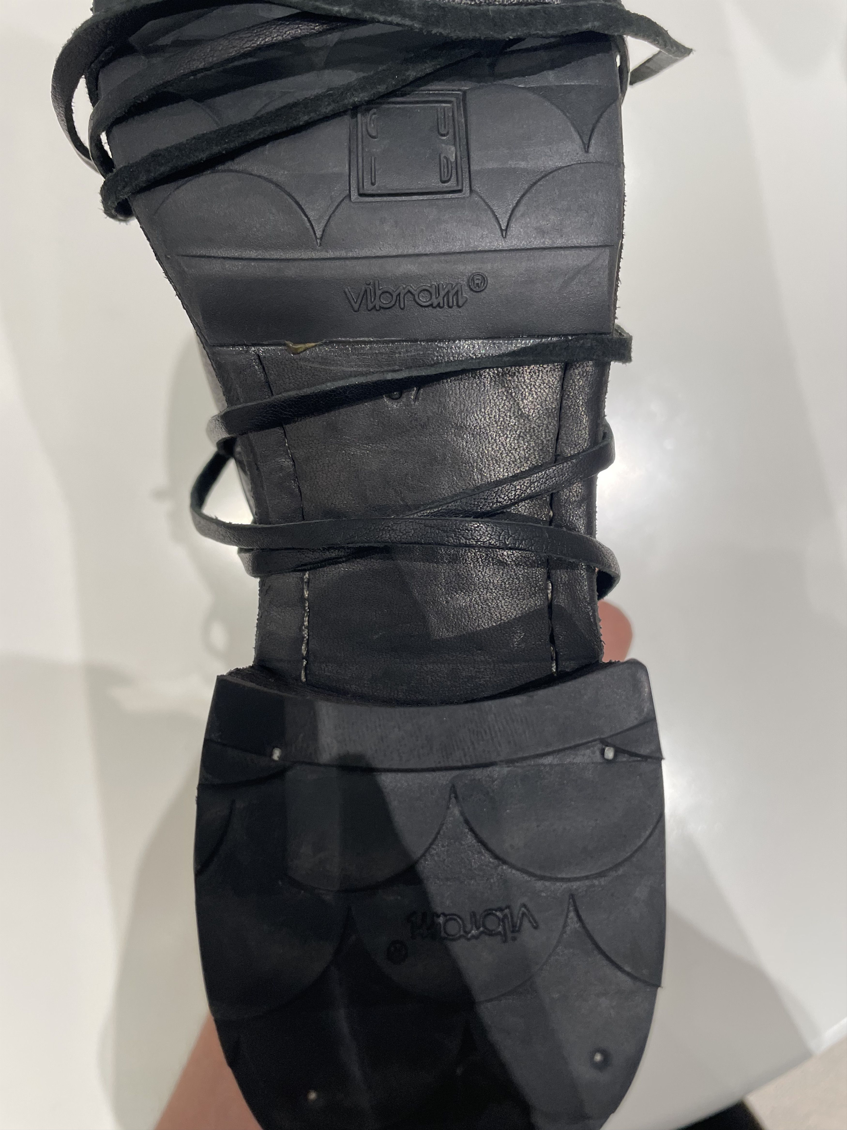 Guidi GUIDI Soft Horse 793 Thick-Soled Lace-Up Leather Boots Size US 7 / IT 37 - 8 Thumbnail