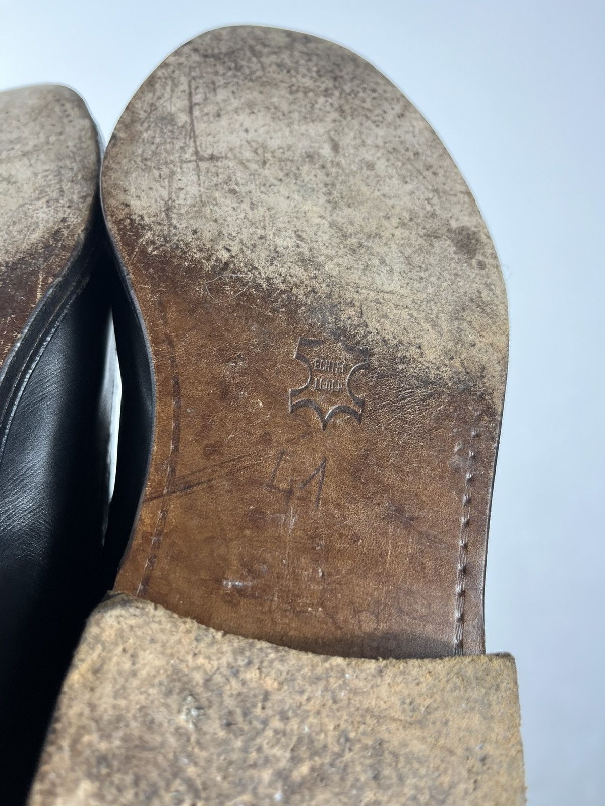 Leather Black Leather Brogue Wingtip Shoes Size 41 EU Dress Leather Size US 8 / EU 41 - 10 Thumbnail
