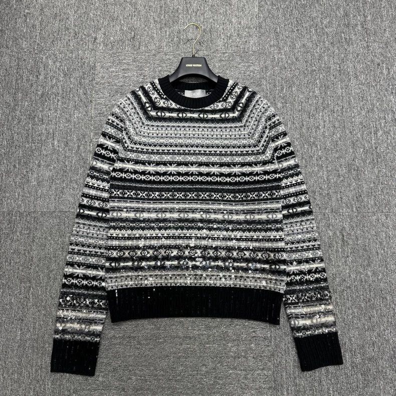 Dior Dior Sequined beaded sweater 2505-Nextarrow Size S / US 4 / IT 40 - 1 Thumbnail