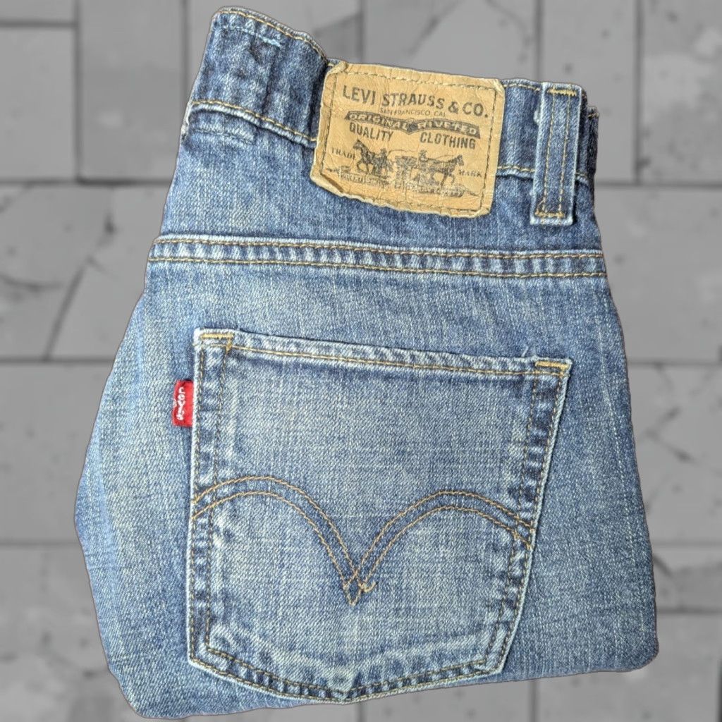Levi's 511 Jeans Skinny Denim 29x32 Blue 500 Series Slim Stretch Waist 29 Regular Women Pocket 5-Pocket Y2K Vintage? No