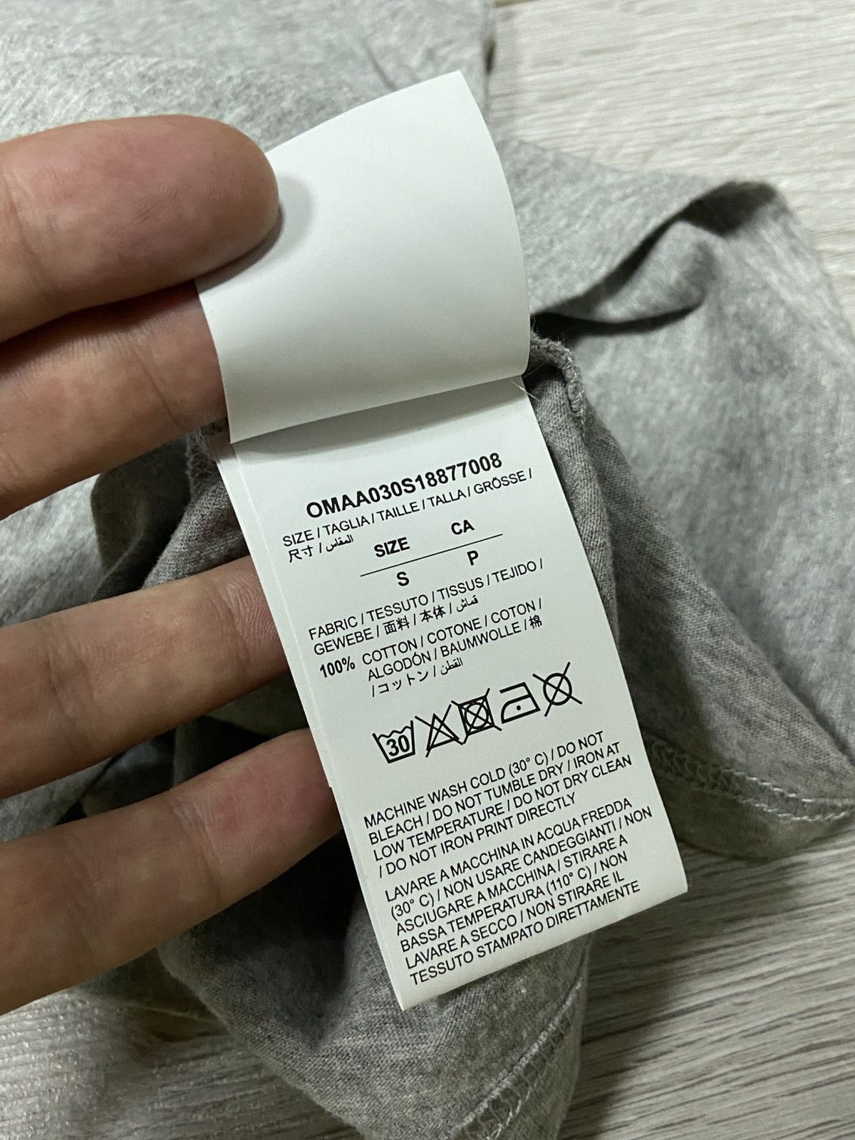 Off-White Off-white “logo” small Virgil Abloh tag vintage t-shirt Size US S / EU 44-46 / 1 - 8 Thumbnail