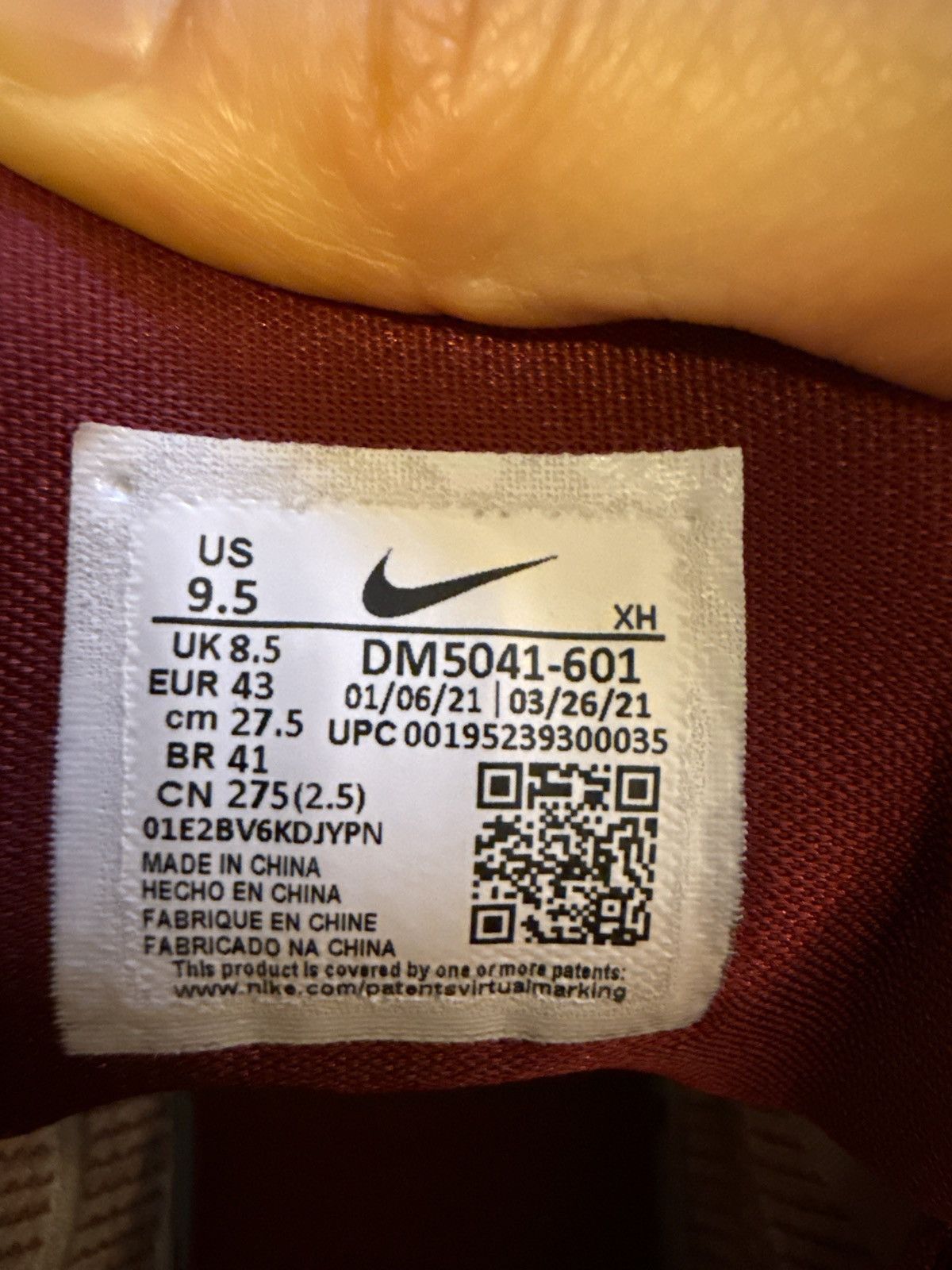 Nike Nike Kyrie Low 4 Maroon Size US 9.5 / EU 42-43 - 3 Thumbnail