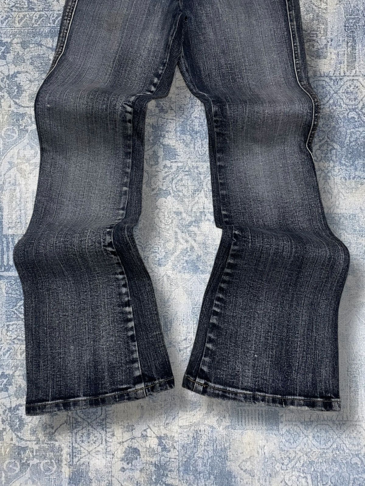 Japanese Brand Vintage 1990s Japan Designer Daily Topic Hot Flared Denim Size US 28 / EU 44 - 3 Thumbnail