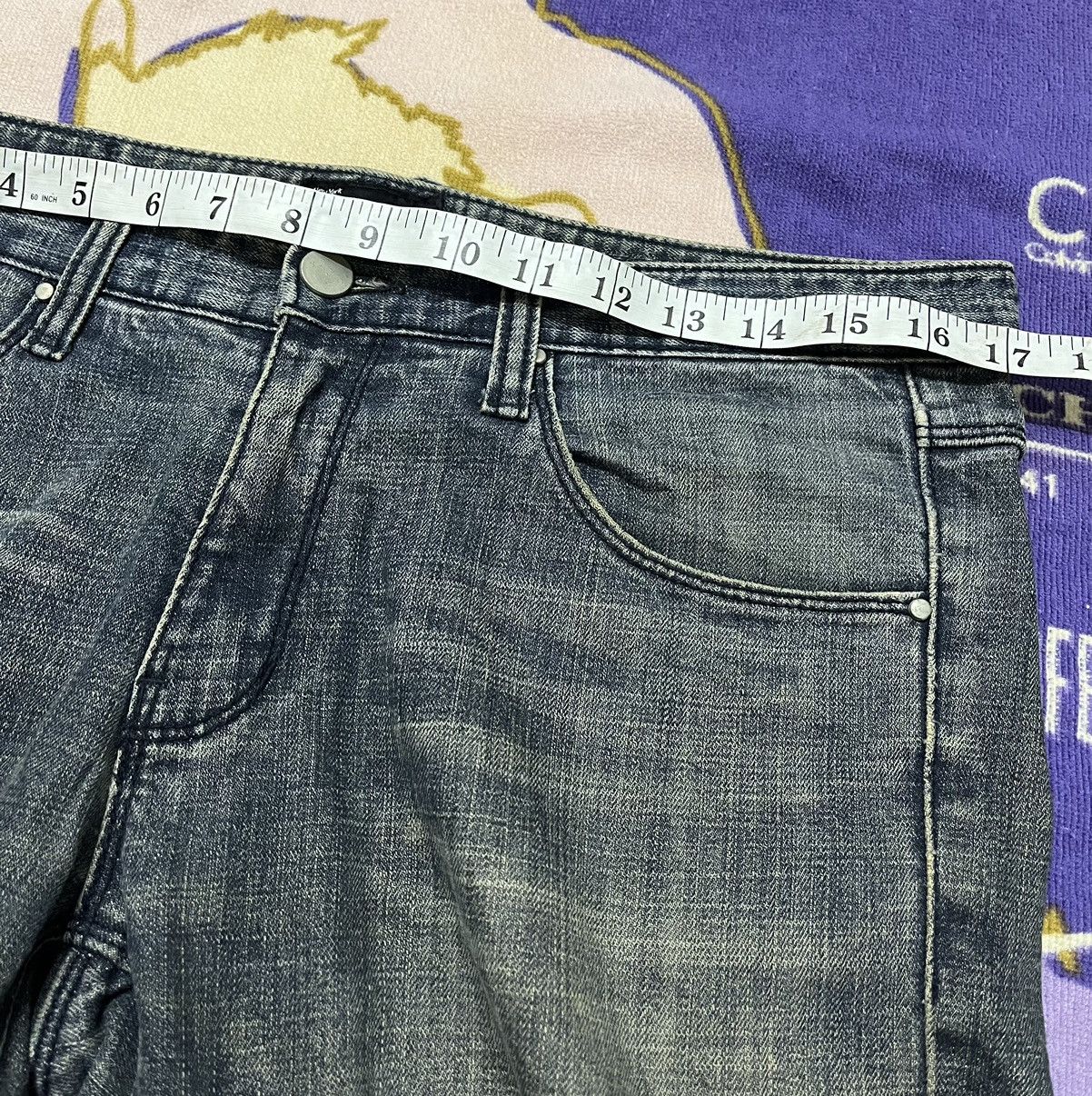 Japanese Brand NUMBER NINE Made in Japan Denim Pant Size US 34 / EU 50 - 12 Thumbnail