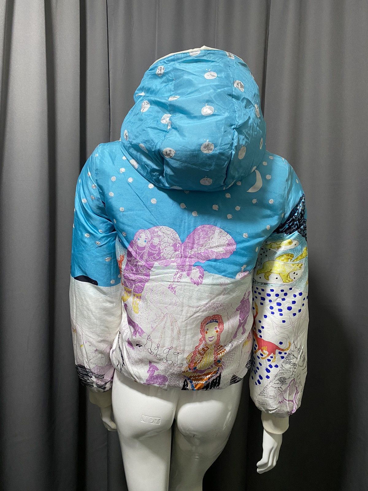 Tsumori Chisato Reversible Winter Living Print Puffer Down Jacket Size M / US 6-8 / IT 42-44 - 3 Thumbnail