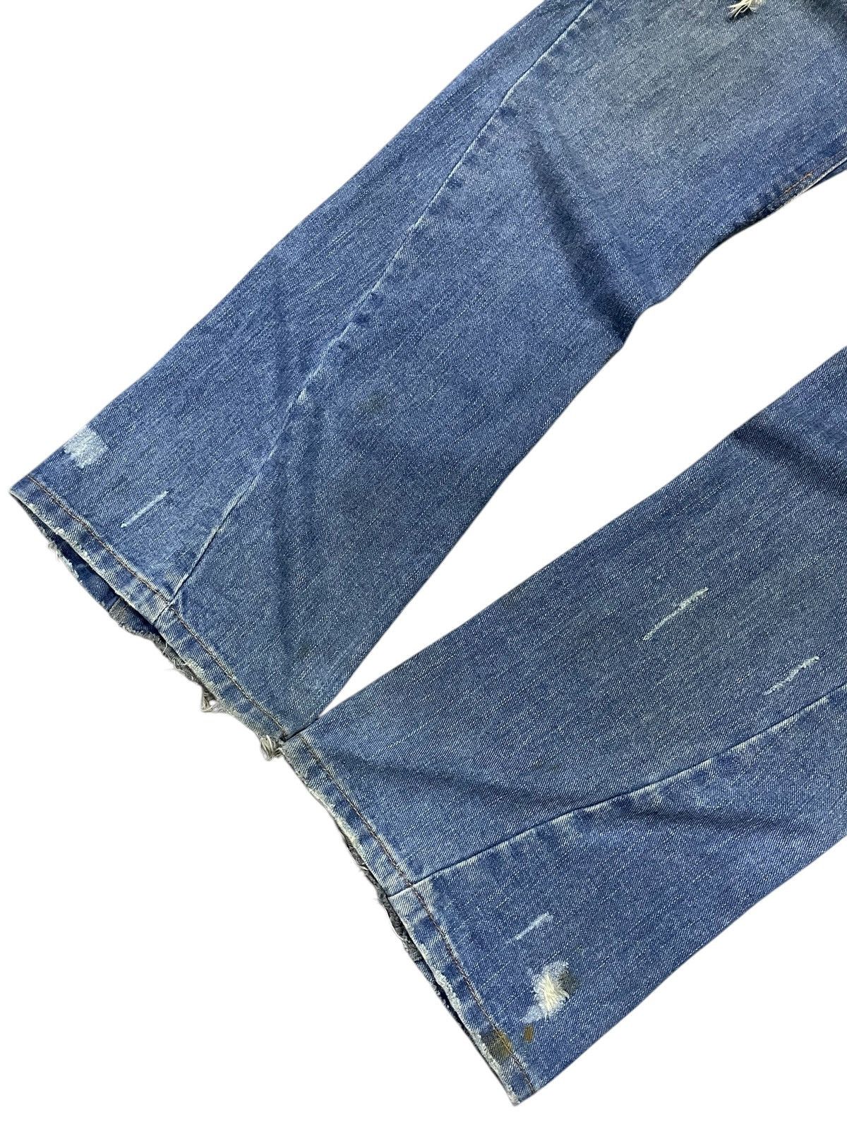 Japanese Brand × Le Grande Bleu (L.G.B.) × Tornado Mart Nylaus Japan Spiral Flare Studded Rhinestones Muddy Jeans Size US 32 / EU 48 - 5 Thumbnail