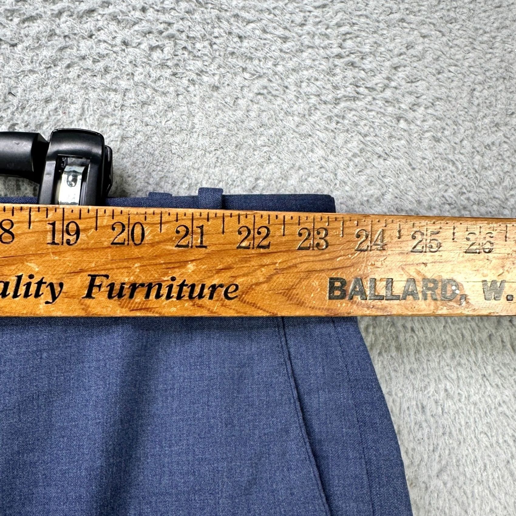 Peter Millar Peter Millar Wool Blend Pants Dress Mens 46X27 Blue Flat Front Regular Stretch Pants Mens 46X27 Blue Flat Front Regular Stretch Size US 30 / EU 46 - 6 Thumbnail