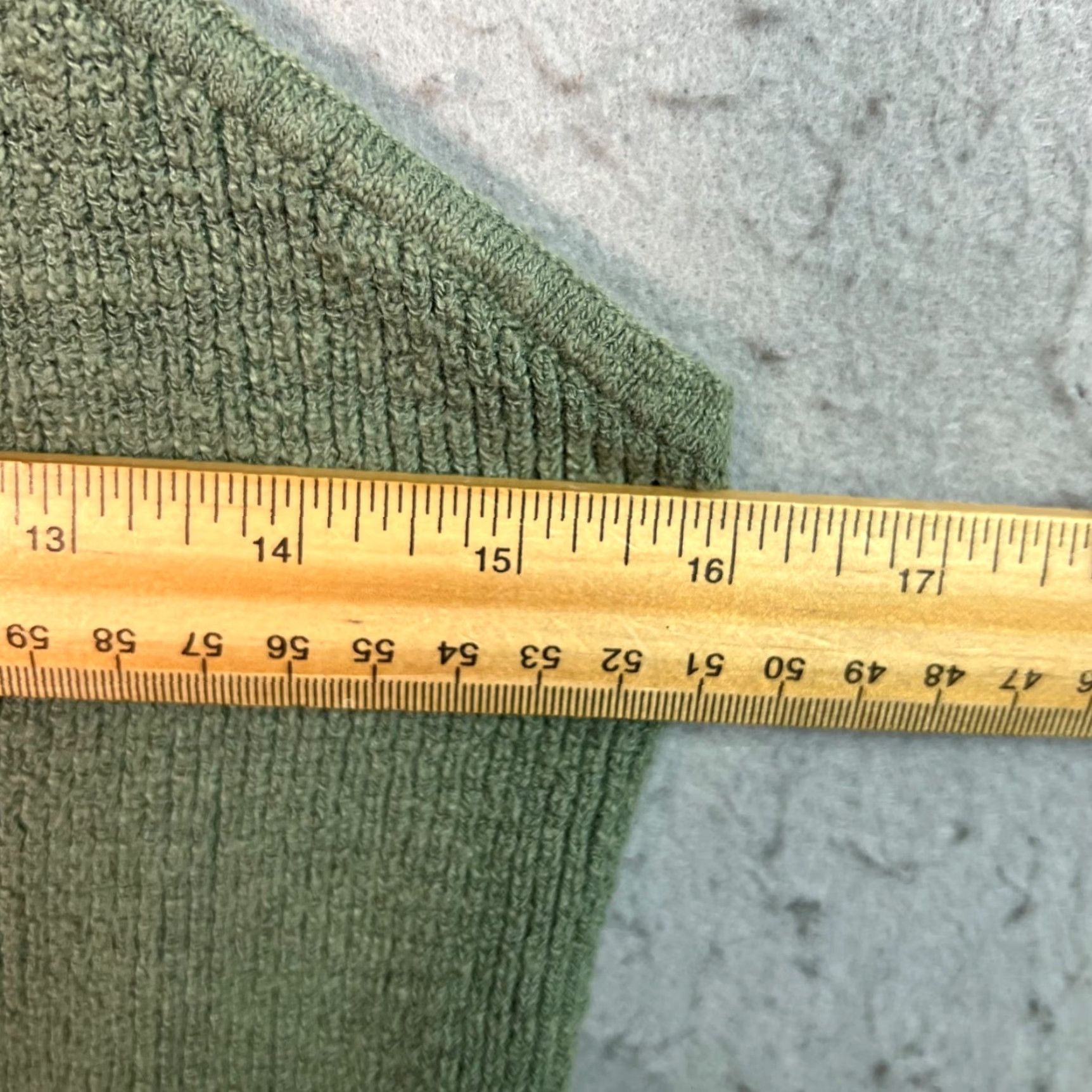 Madewell Madewell Womens XL Green Knit Tank Top Cotton Blend Cropped Sleeveless Casual Size XL / US 12-14 / IT 48-50 - 5 Thumbnail