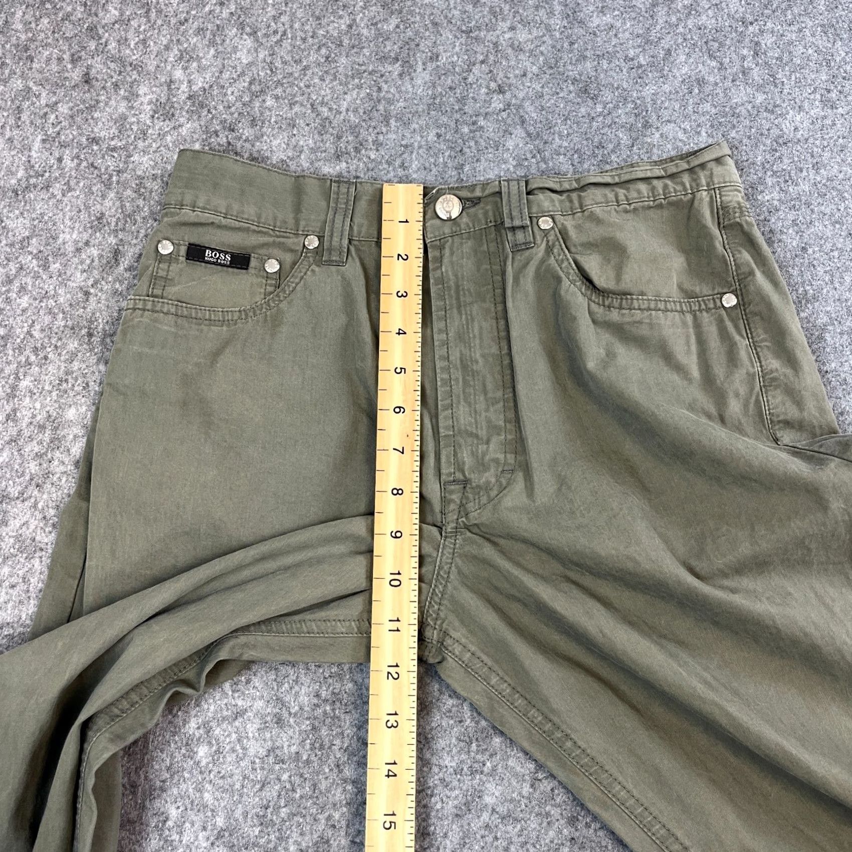 Hugo Boss Hugo Boss Chino Trousers Pants Straight 30 Regular Vintage VTG Green 5-Pocket Design Men’s Shirts? Size US 30 / EU 46 - 5 Thumbnail