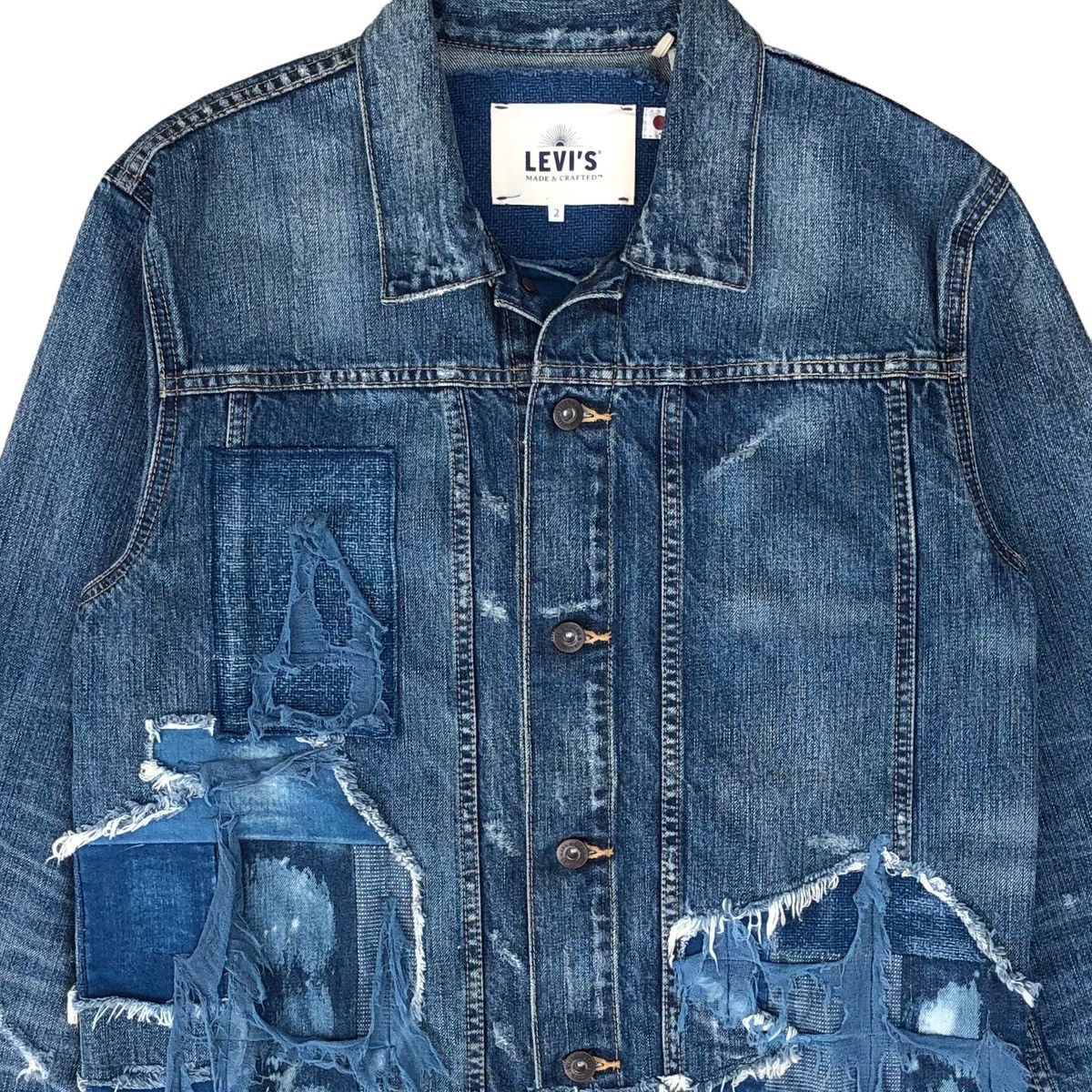 Levi's Made & Crafted Levis Made & Crafted Type IV Trucker Boro Made In Japan 🇯🇵 Size US M / EU 48-50 / 2 - 4 Thumbnail