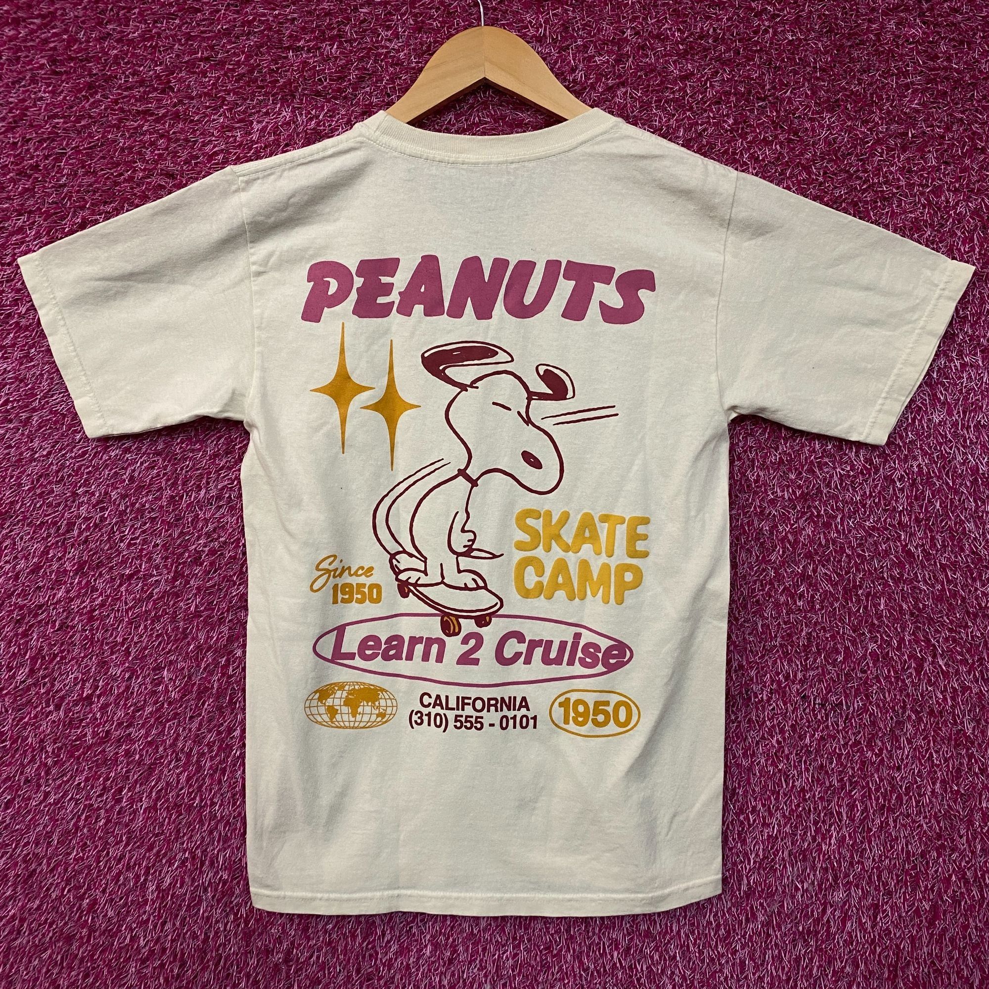 Peanuts Snoopy Skate Camp Boys Graphic T-Shirt XL