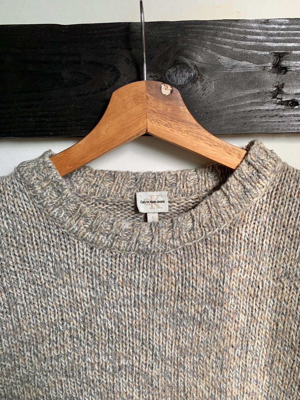Calvin Klein × Vintage Vintage Calvin Klein Mens Knit Sweater Size US L / EU 52-54 / 3 - 6 Thumbnail