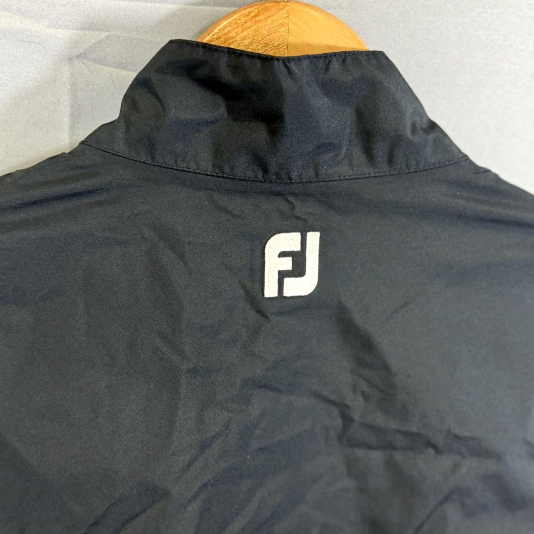 Footjoy FootJoy Jacket Mens L Black DryJoys Waterproof Golf Rain Full Zip Storm Flap Windbreaker/Activewear Mens Size US L / EU 52-54 / 3 - 3 Thumbnail