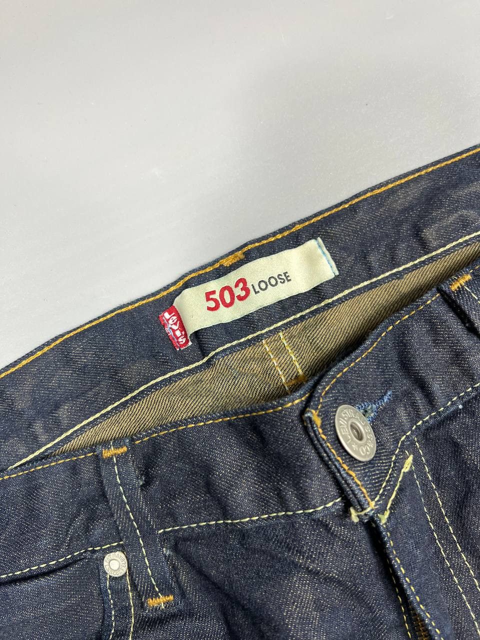 Levi's Vintage Levi's Bootcut 503 Loose Selvedge Jeans Flared Denim Size US 36 / EU 52 - 22 Thumbnail