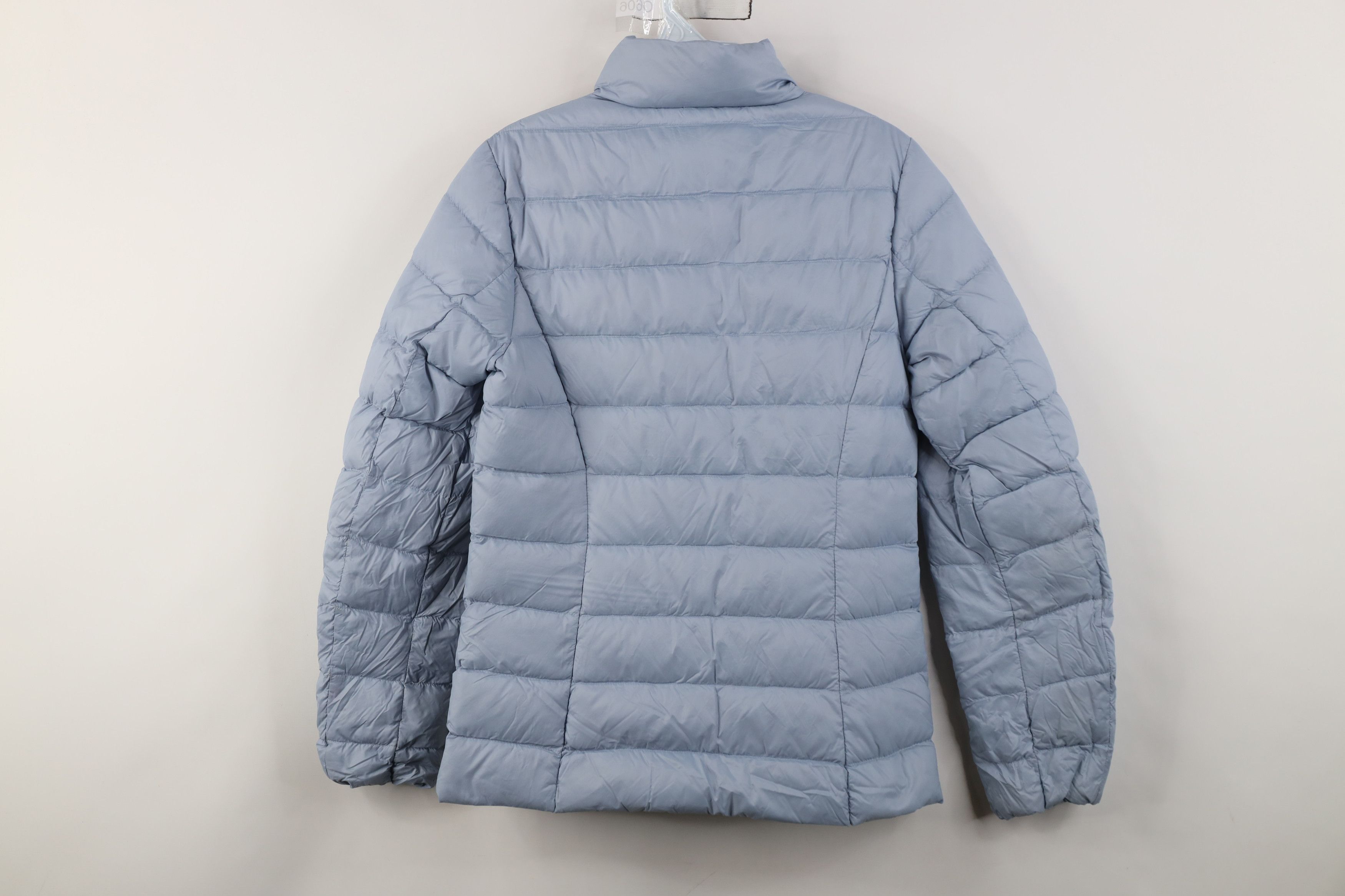Eddie Bauer Vintage Y2K Eddie Bauer Down Fill Puffer Jacket Steel Blue Size XS / US 0-2 / IT 36-38 - 14 Thumbnail
