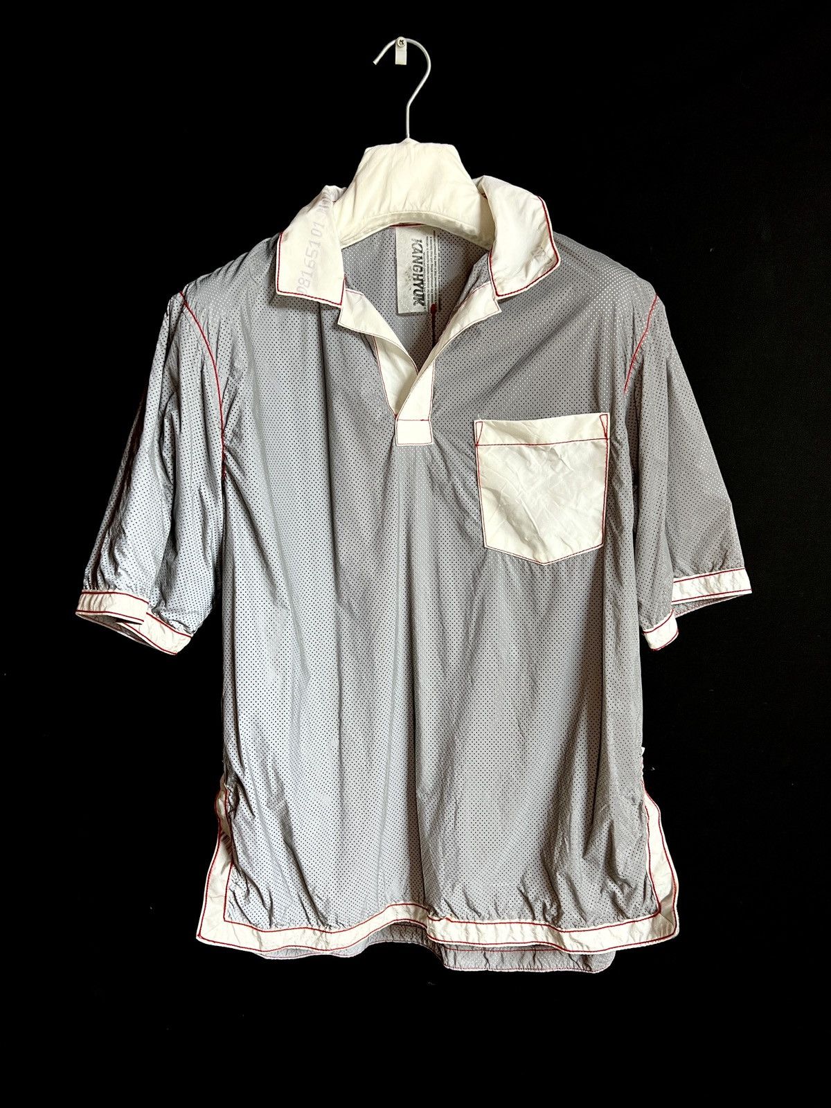 KANGHYUK Reflective collar short sleeve T-shirt Size US M / EU 48-50 / 2 - 1 Thumbnail
