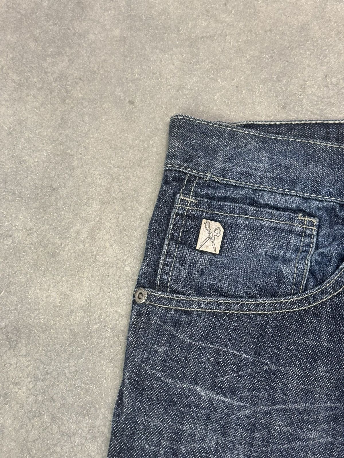 Marc Ecko Vintage Y2K Marc Echo Denim Jeans 32x30 Baggy Wide Leg Size US 32 / EU 48 - 12 Thumbnail