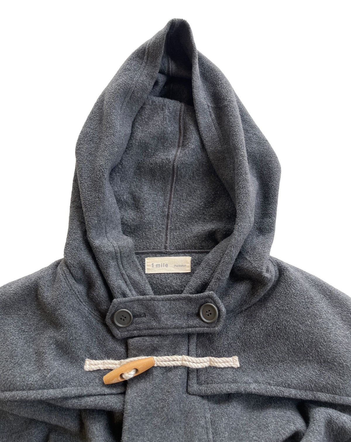 Issey Miyake Issey Miyake Plantation Duffle Coat Fleece Size US L / EU 52-54 / 3 - 8 Thumbnail