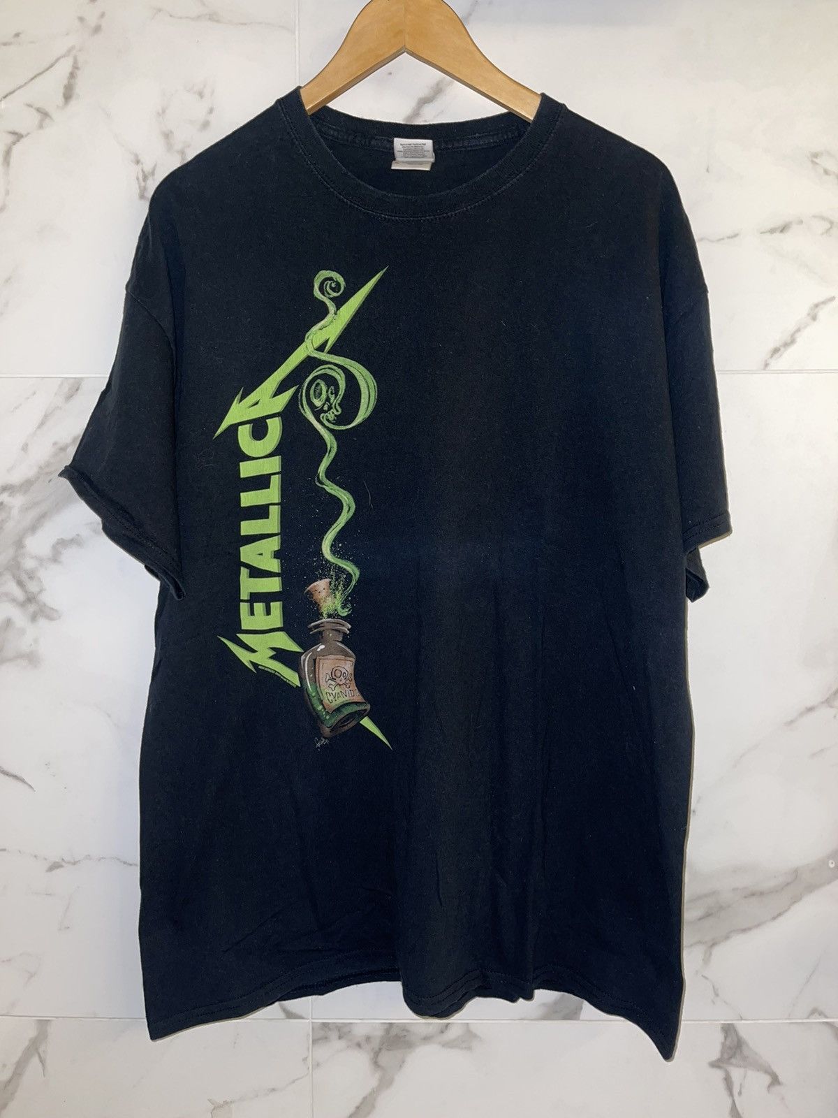 Band Tees × Metallica × Vintage 2014 Metallica Cyanide Black Shirt Size US XL / EU 56 / 4 - 1 Thumbnail