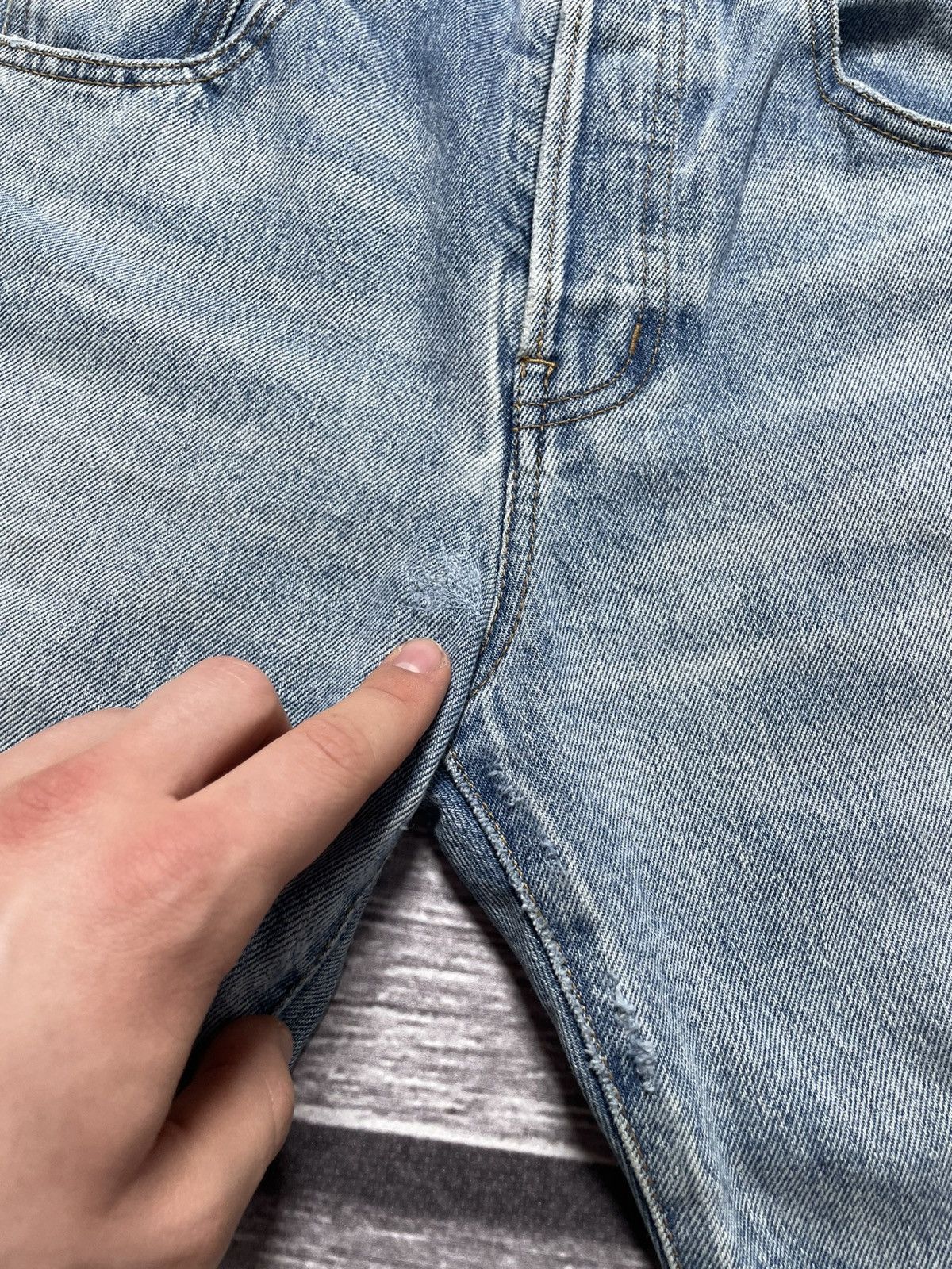 Saint Laurent Paris Saint Laurent Paris D35 Japanese Denim Jeans Size US 27 - 9 Thumbnail