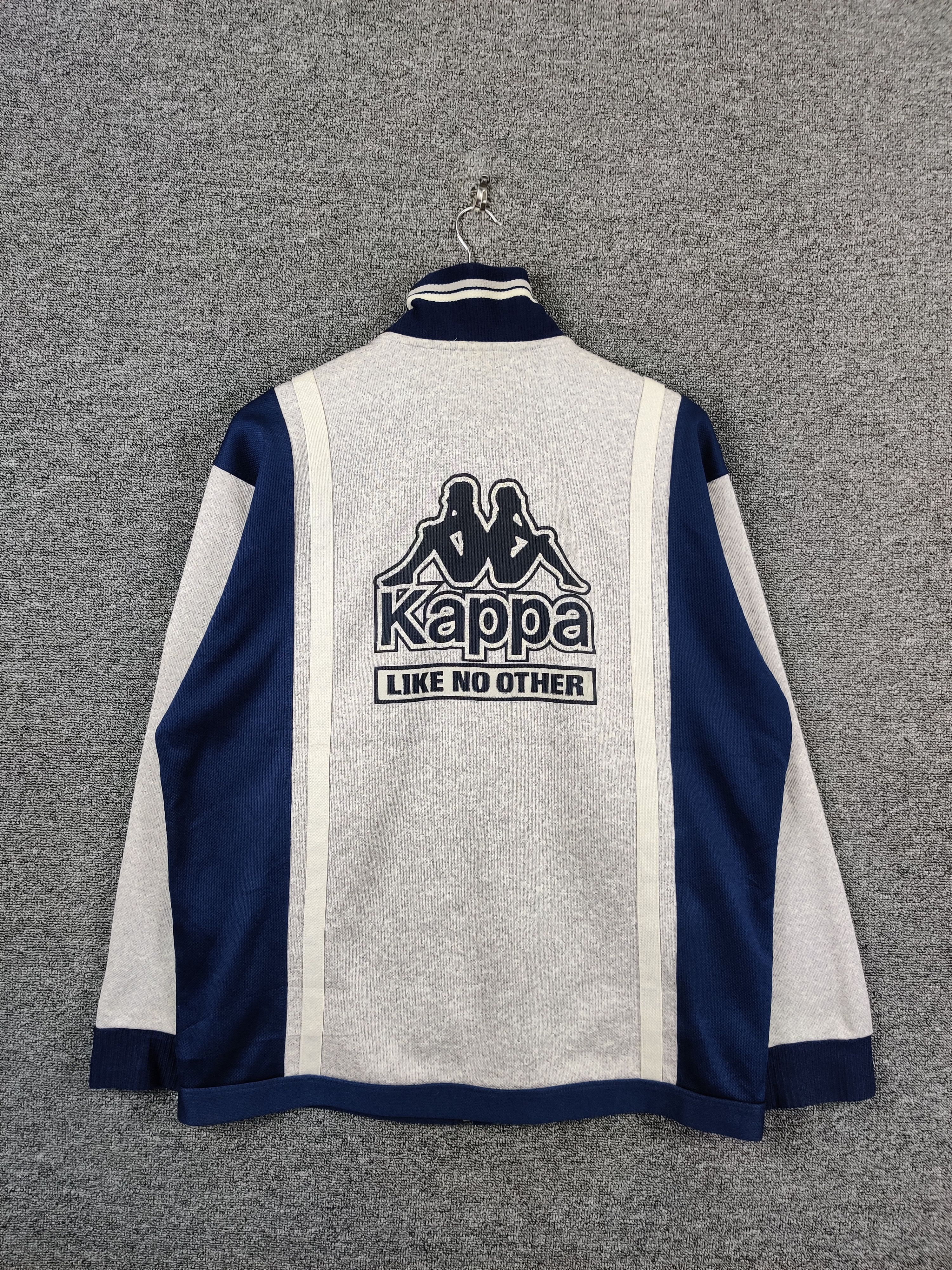 Kappa Vintage Kappa Like No Other Stripe Sweatshirt Nice Design Size US L / EU 52-54 / 3 - 1 Thumbnail