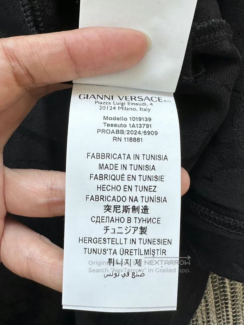 Versace Versace Baroque dark pattern men's coat Size US XXL / EU 58 / 5 - 7 Thumbnail