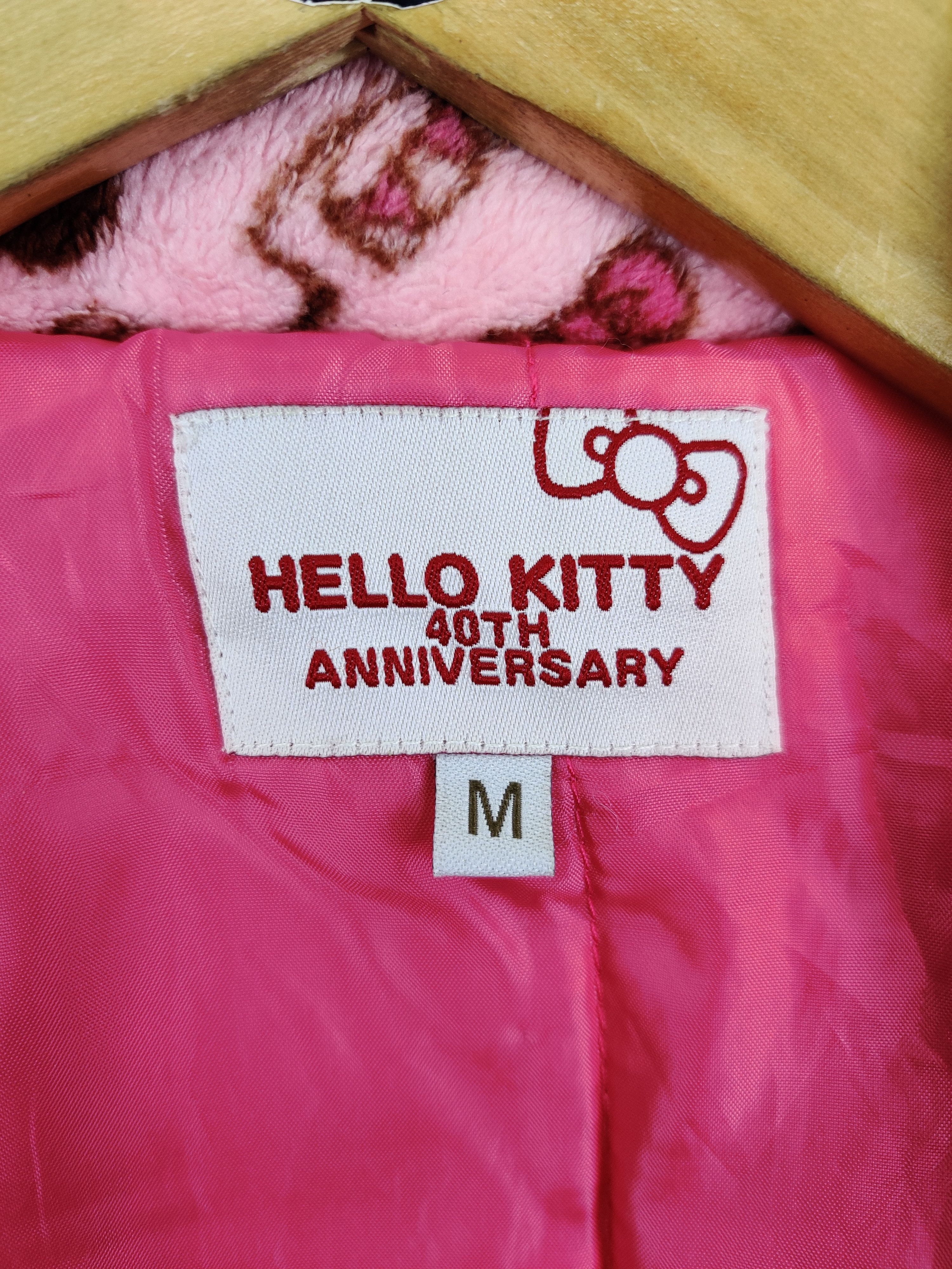 Anime Hello Kitty 40th Anniversary Fullprint Fleece Kimono Jacket Size US M / EU 48-50 / 2 - 7 Thumbnail