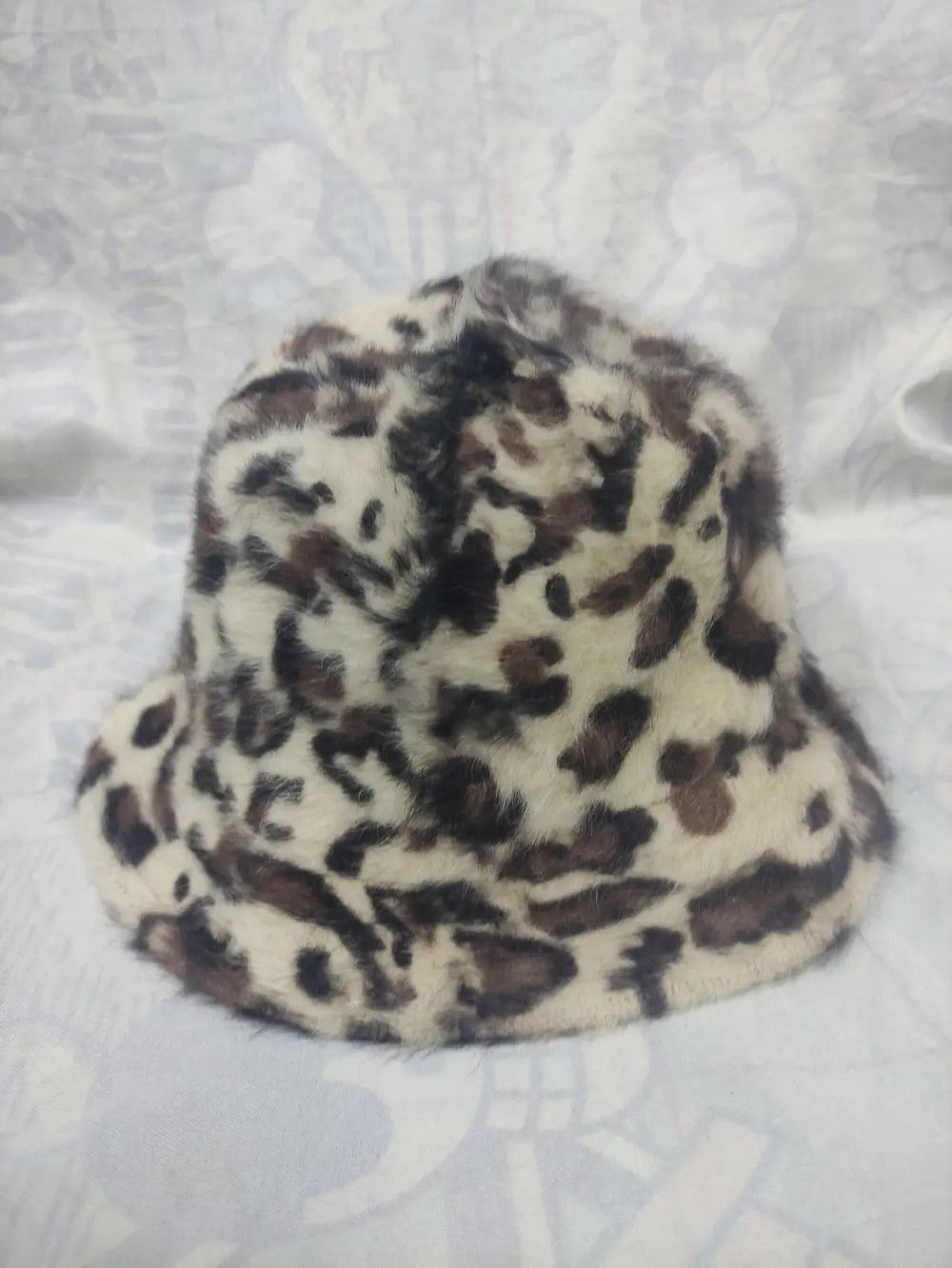 Japanese Brand VINTAGE LEOPARD FUR BUCKET HAT Size ONE SIZE - 2 Thumbnail