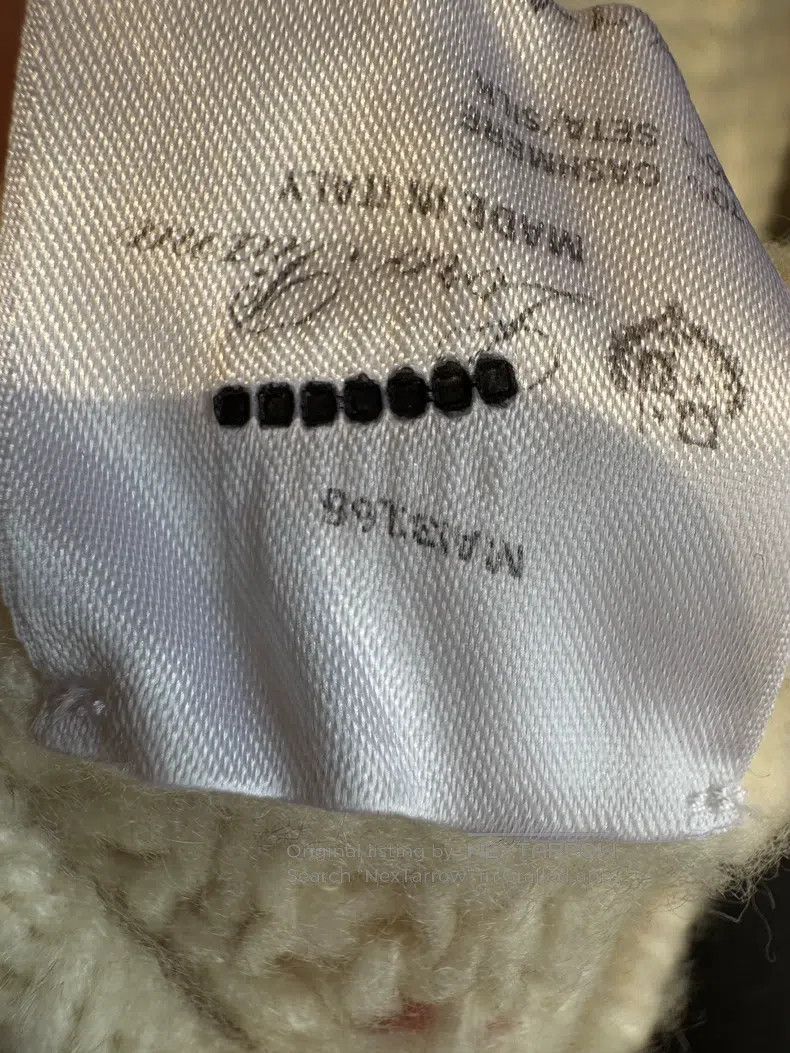 Loro Piana Loro Piana Ecru Color Waffle High-Neck Cashmere Sweater Size XS / US 0-2 / IT 36-38 - 6 Thumbnail