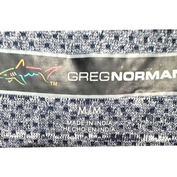 Vintage Greg Norman Sweater Men Medium Blue Fleece Lined Quarter Zip Pullover Sweatshirt Size US M / EU 48-50 / 2 - 5 Thumbnail