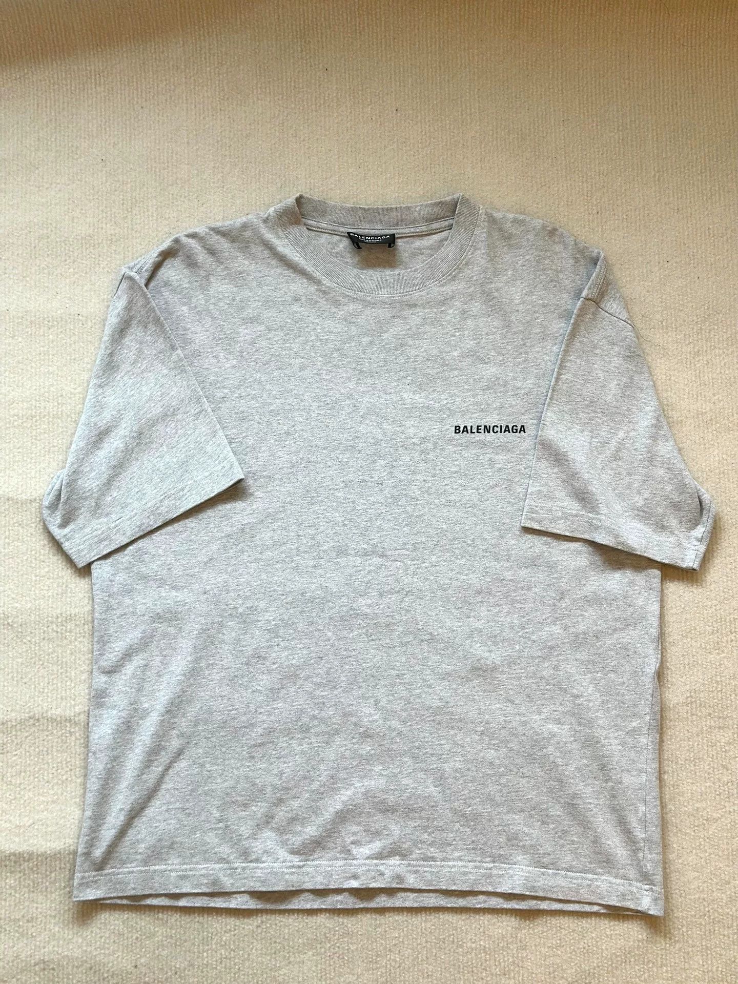 Balenciaga Balenciaga New Front Back Logo Tee Size US XS / EU 42 / 0 - 1 Thumbnail
