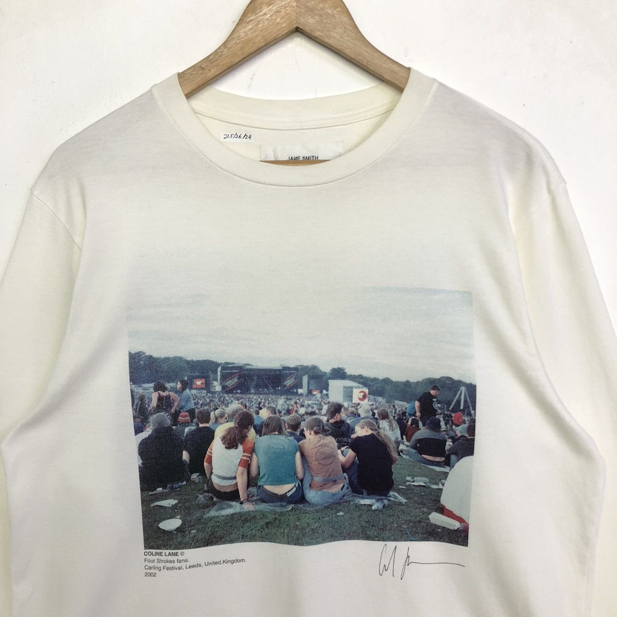 Japanese Brand JOHN MASON SMITH × COLINE LANE L/S T-SHIRT FOUR STROKES FANS Size US S / EU 44-46 / 1 - 5 Thumbnail