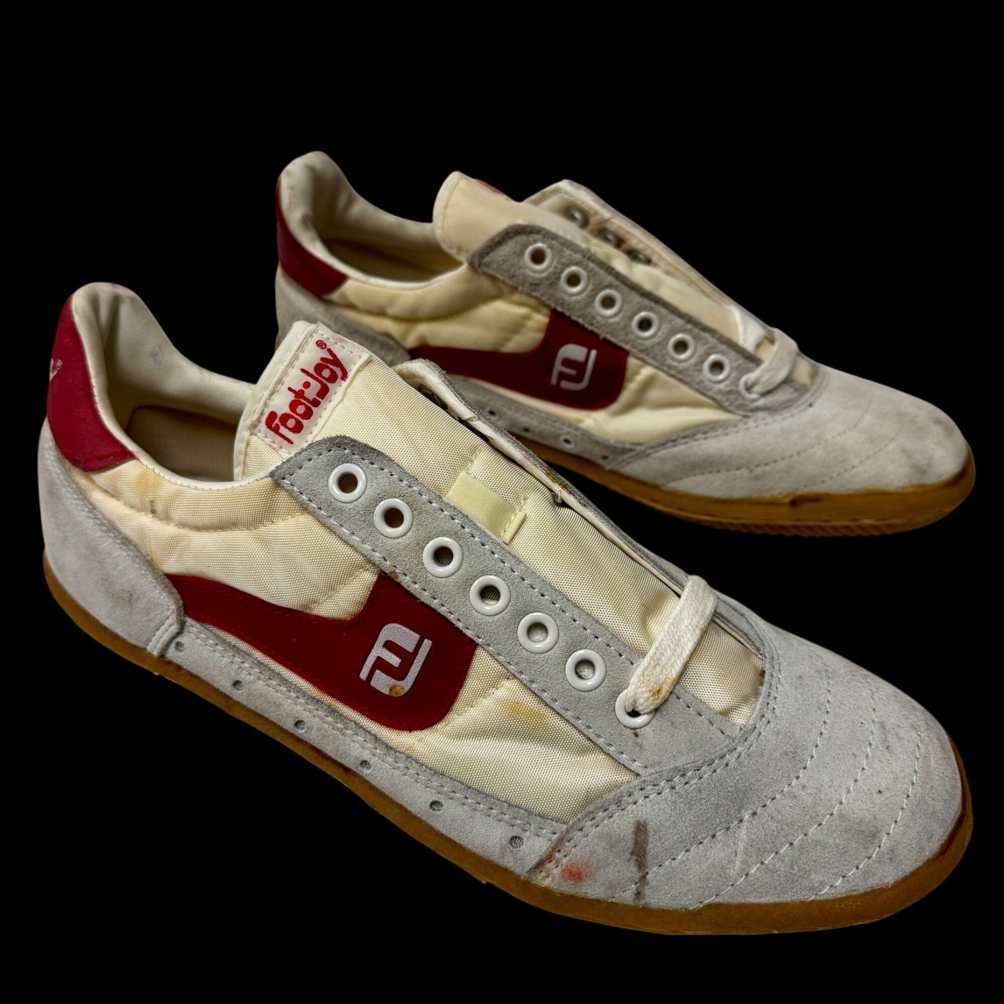 Footjoy NOS Court Sneakers 70’s 80’s Gum Sole Tennis Shoes DEADSTOCK Size US 10.5 / EU 43-44 - 4 Thumbnail