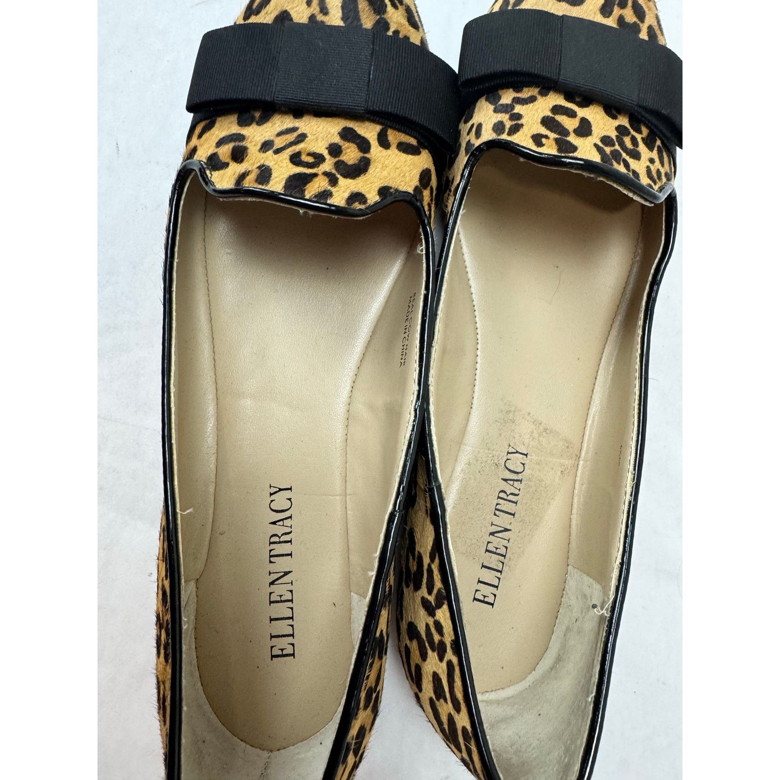 Ellen Tracy Vtg Cow Hair Ellen Tracy Leopard Ballet Flat Bethesda 6.5 Size US 6.5 / IT 36.5 - 7 Thumbnail