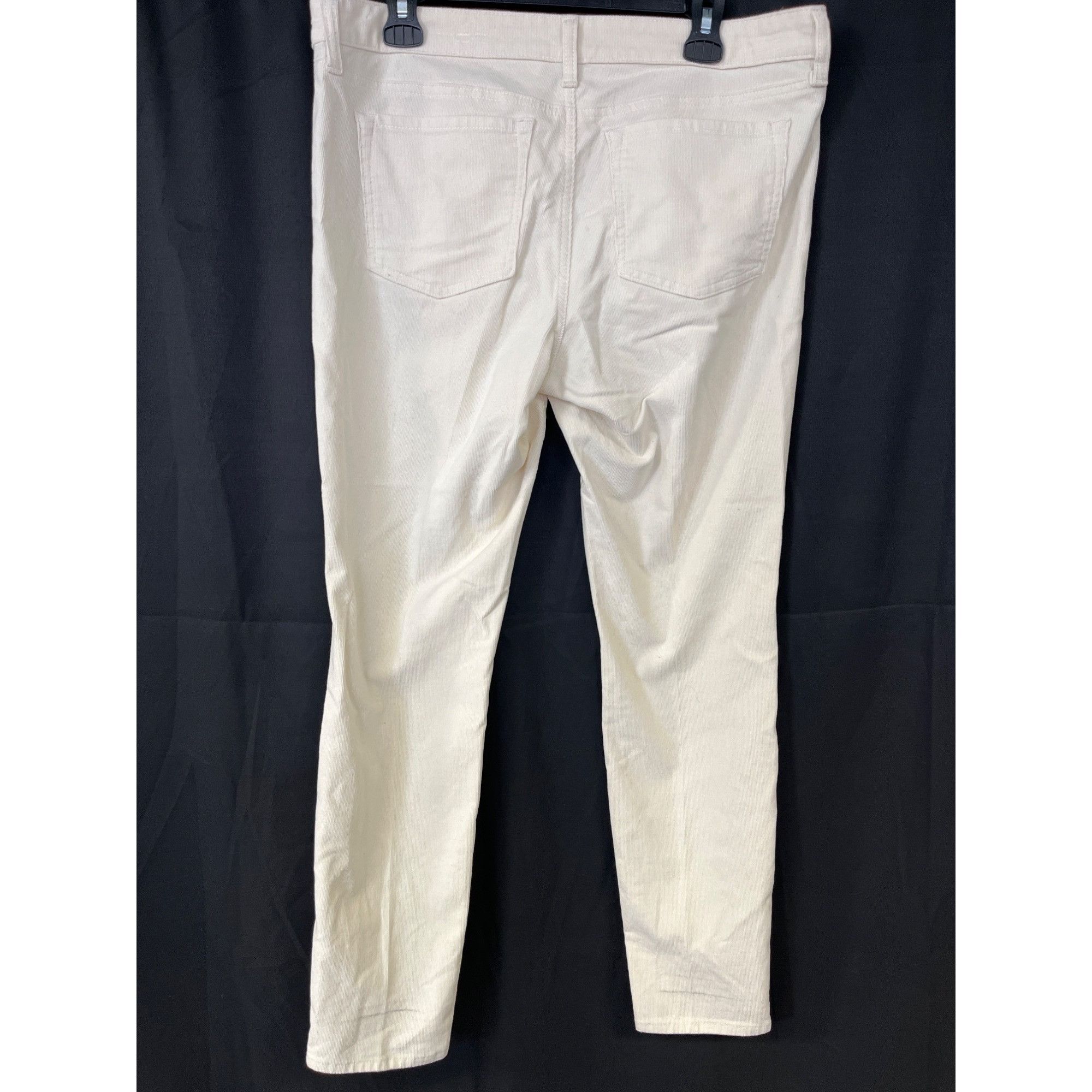Gap Gap Women's White Corduroy Pants/Super Skinny Size 14/32R SK Size 36" / US 14 / IT 50 - 2 Thumbnail
