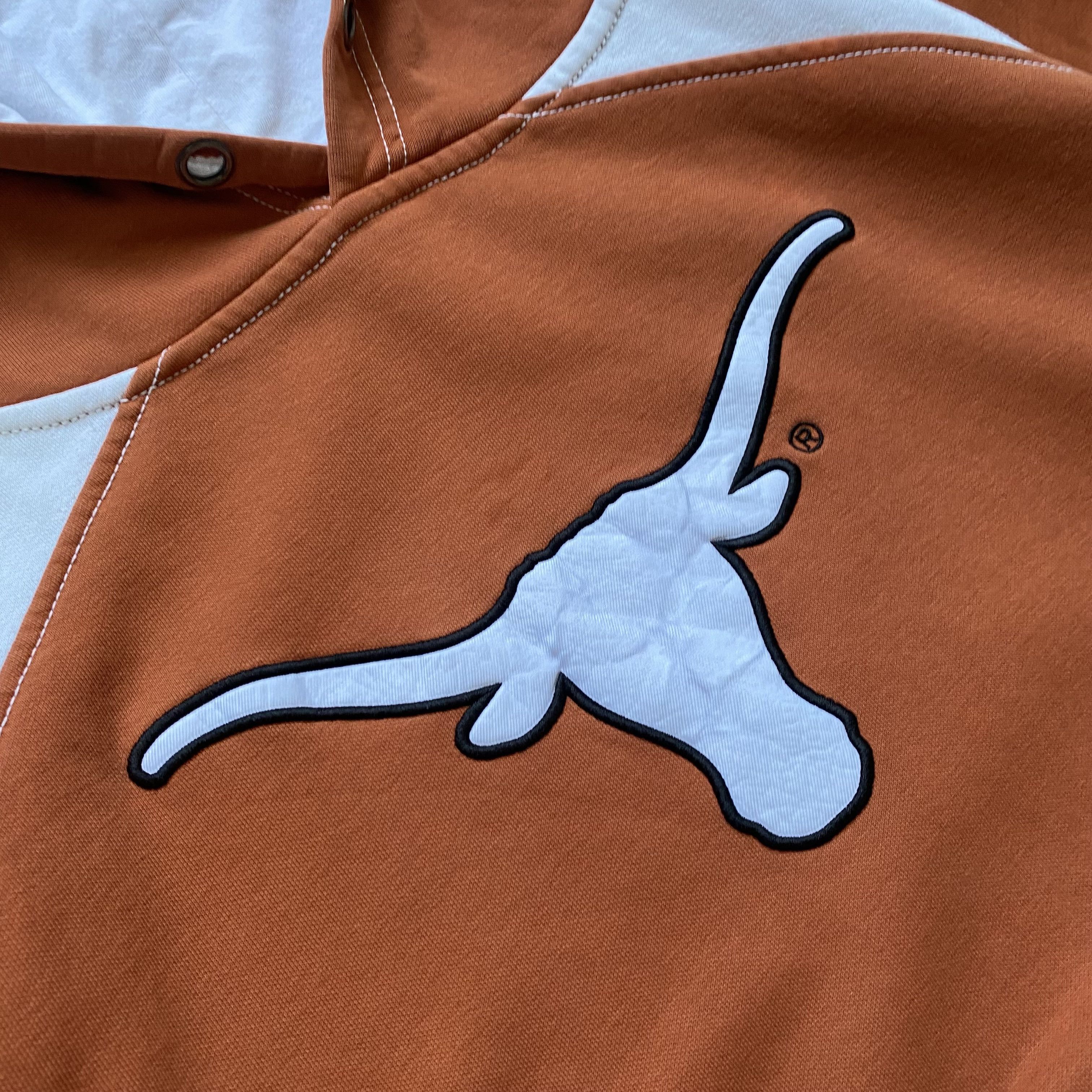 Hanes Vintage NCAA Texas longhorns hoodie center logo Size US XL / EU 56 / 4 - 5 Thumbnail