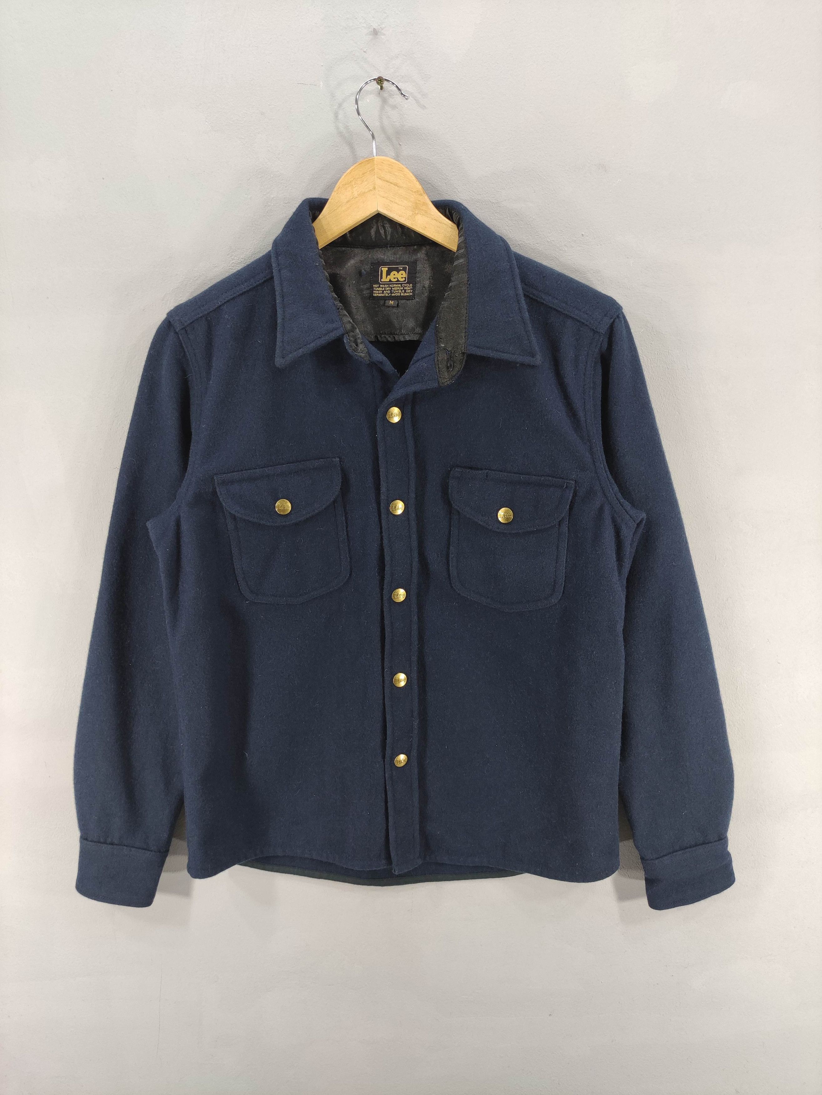 Lee Vintage Lee Wool Shirt Jacket Snap Button Size US S / EU 44-46 / 1 - 1 Thumbnail