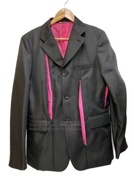 Comme des Garcons COMME des GARCONS HOMME PLUS Vintage Split Blazer. Size US M / EU 48-50 / 2 - 1 Thumbnail