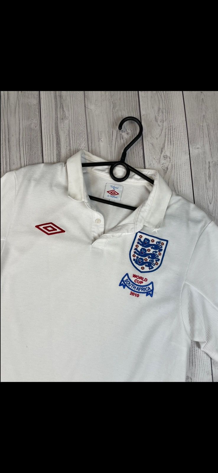 Umbro Vintage umbro England soccer jersey size M logo south Africa Size US M / EU 48-50 / 2 - 2 Thumbnail