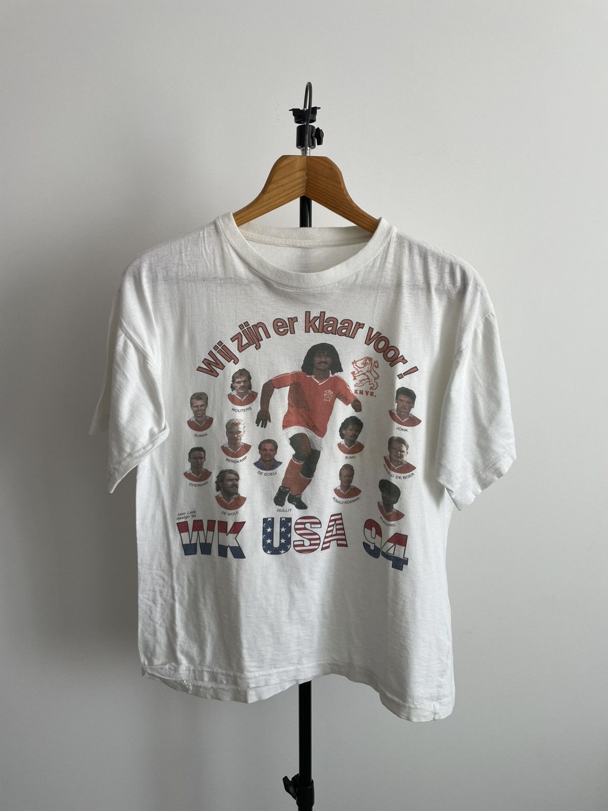 Vintage Netherlands 1994 World Cup USA T-Shirt Full Team