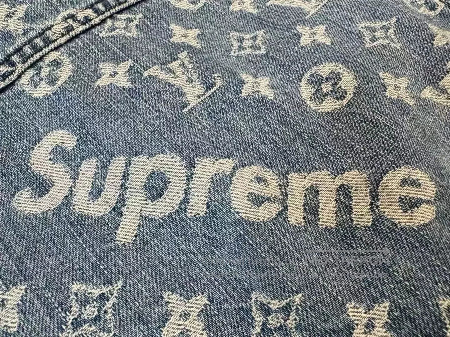 Louis Vuitton Louis Vuitton x Supreme Logo Denim Jacket. Size US S / EU 44-46 / 1 - 5 Thumbnail