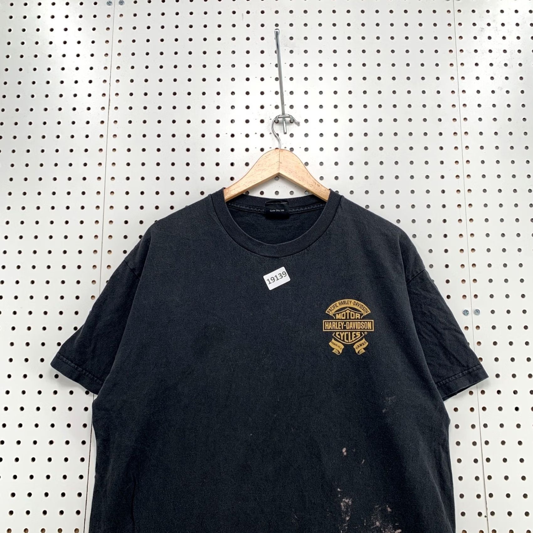 Harley Davidson Harley-Davidson Motorcycle Shirt Black Skull Honolulu Hawaii Adult Large 22x29.5 Mens Size US L / EU 52-54 / 3 - 3 Thumbnail