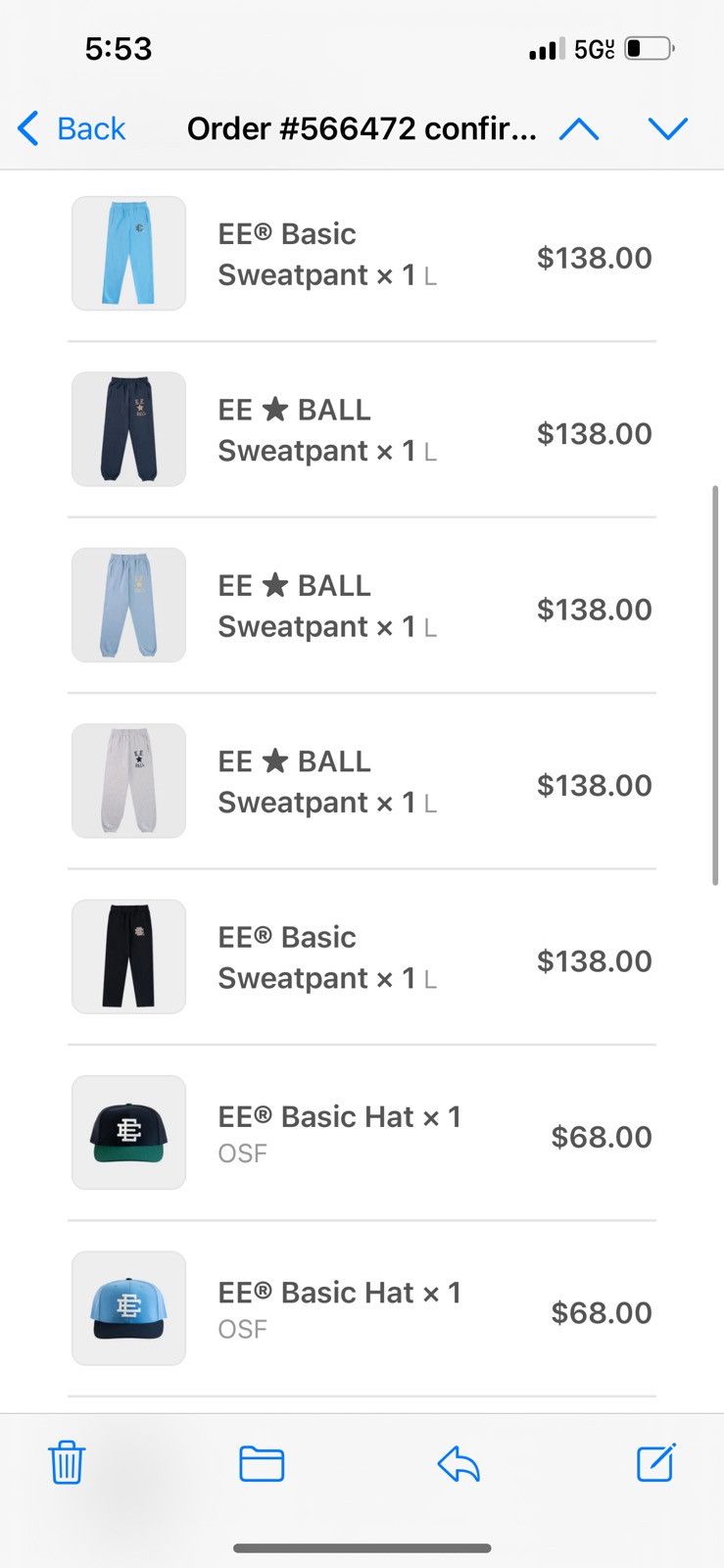 Eric Emanuel Eric Emanuel Grey Sweatpants EE Ball large Size US 32 / EU 48 - 3 Thumbnail
