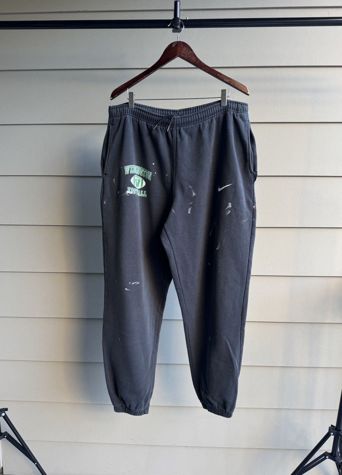 Nike 90s Nike Team sweatpants trashed distressed faded XL-XXL Size US 38 / EU 54 - 16 Thumbnail