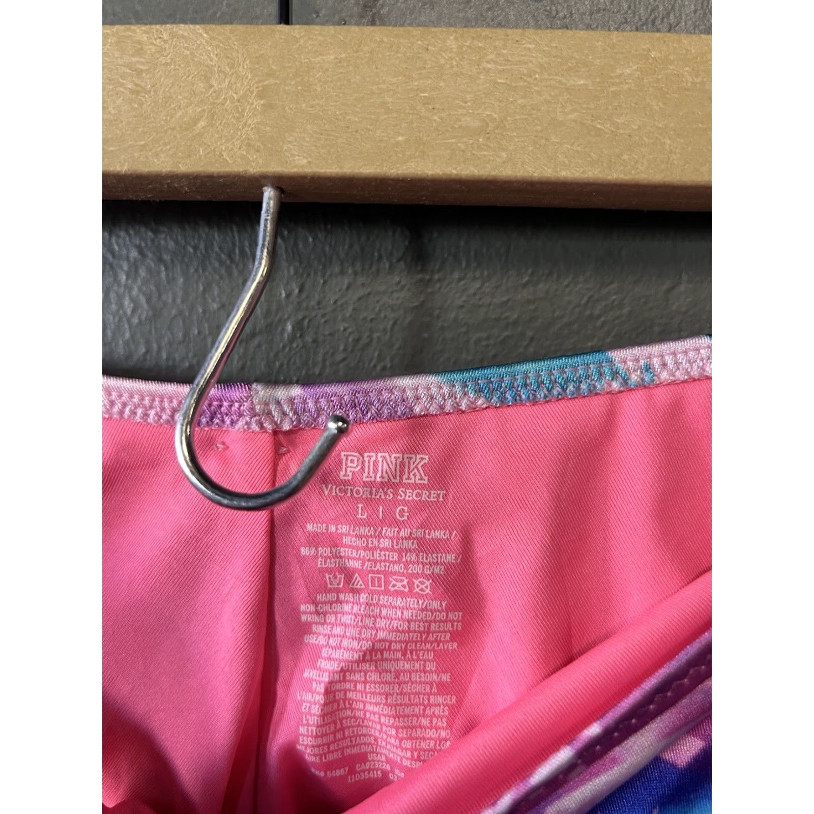 Victoria's Secret Pink by Victoria's Secret Womens Multicolor Aztech Abstract Bikini Bottom Large Size 36" / US 14 / IT 50 - 3 Thumbnail