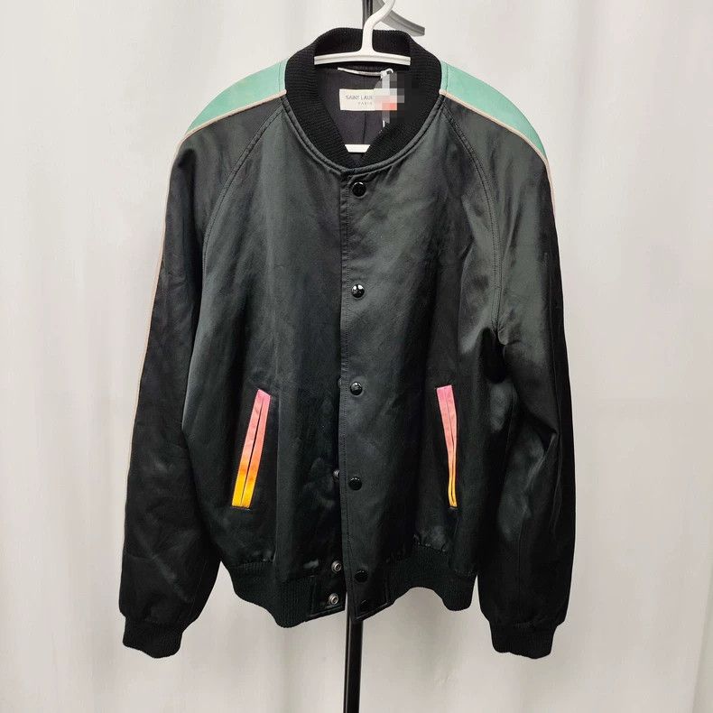 Saint Laurent Paris YSL Cotton Bomber Jacket Size US L / EU 52-54 / 3 - 1 Thumbnail