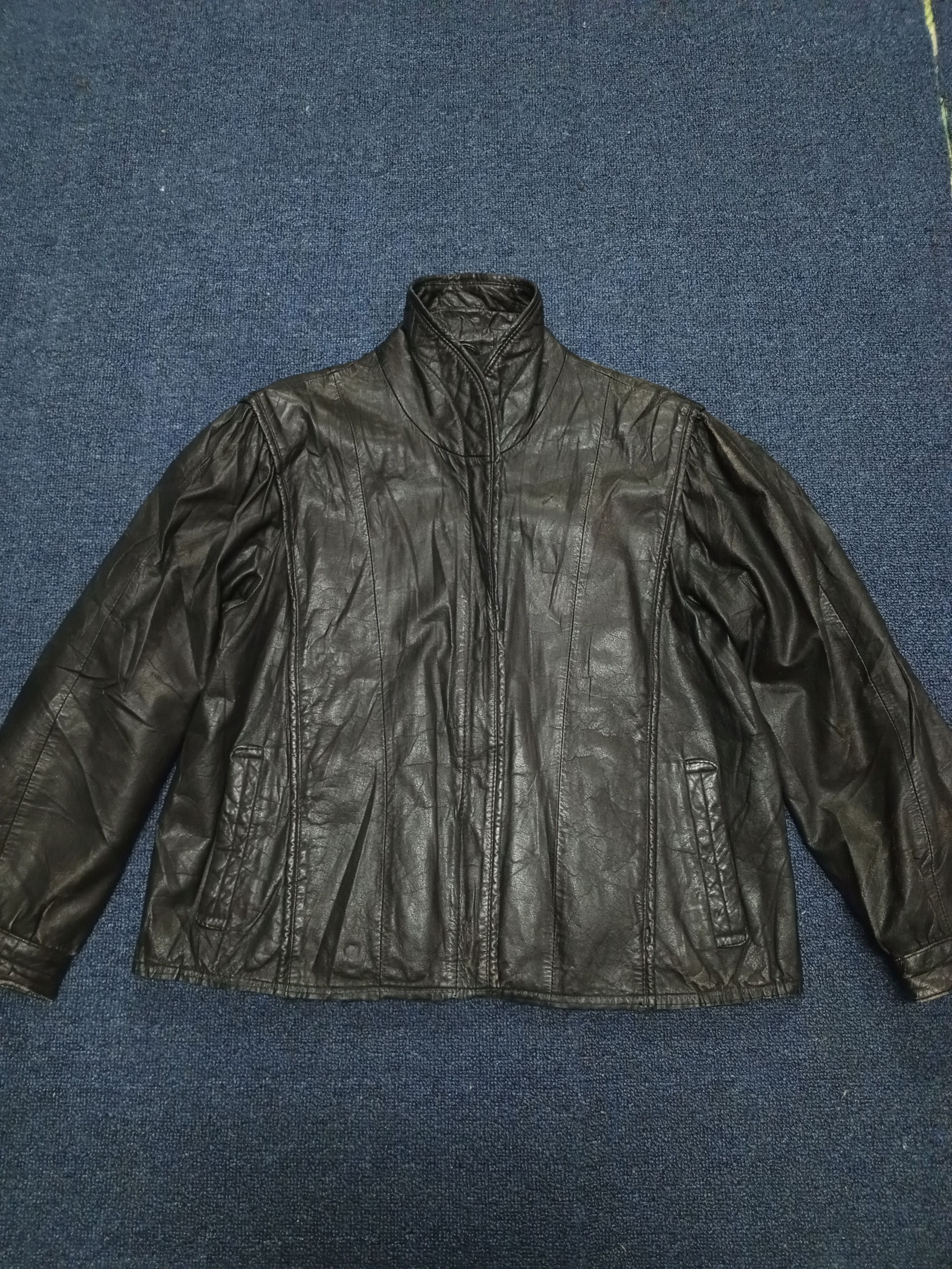 Japanese Brand × Leather Julia partina Japan brand leather jacket Size US M / EU 48-50 / 2 - 1 Thumbnail