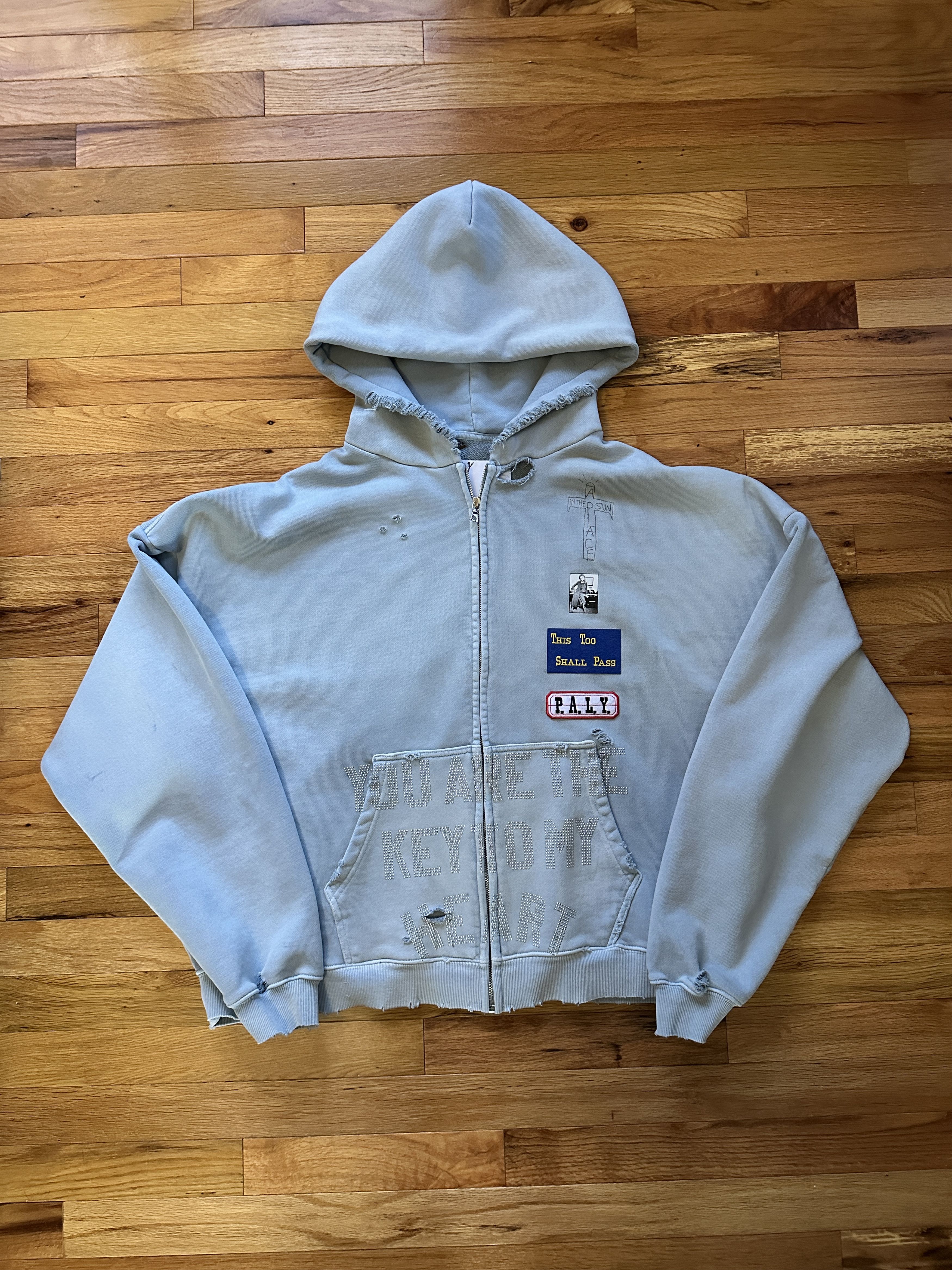 Paly Hollywood Paly Hollywood Zanucks Zip Hooded Sweatshirt | Grailed