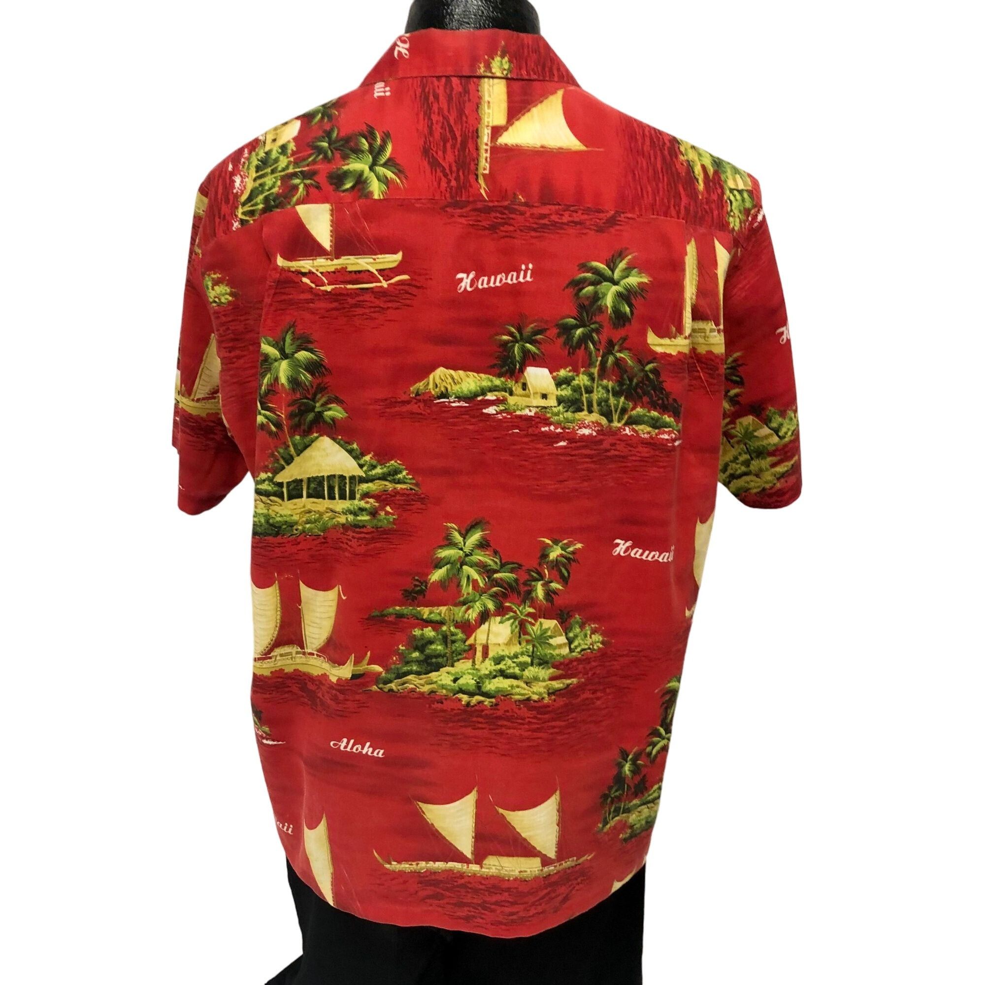 Other Vtg Royal Creations TIKI Huts Hawaii Island Hawaiian Shirt Size US M / EU 48-50 / 2 - 3 Thumbnail