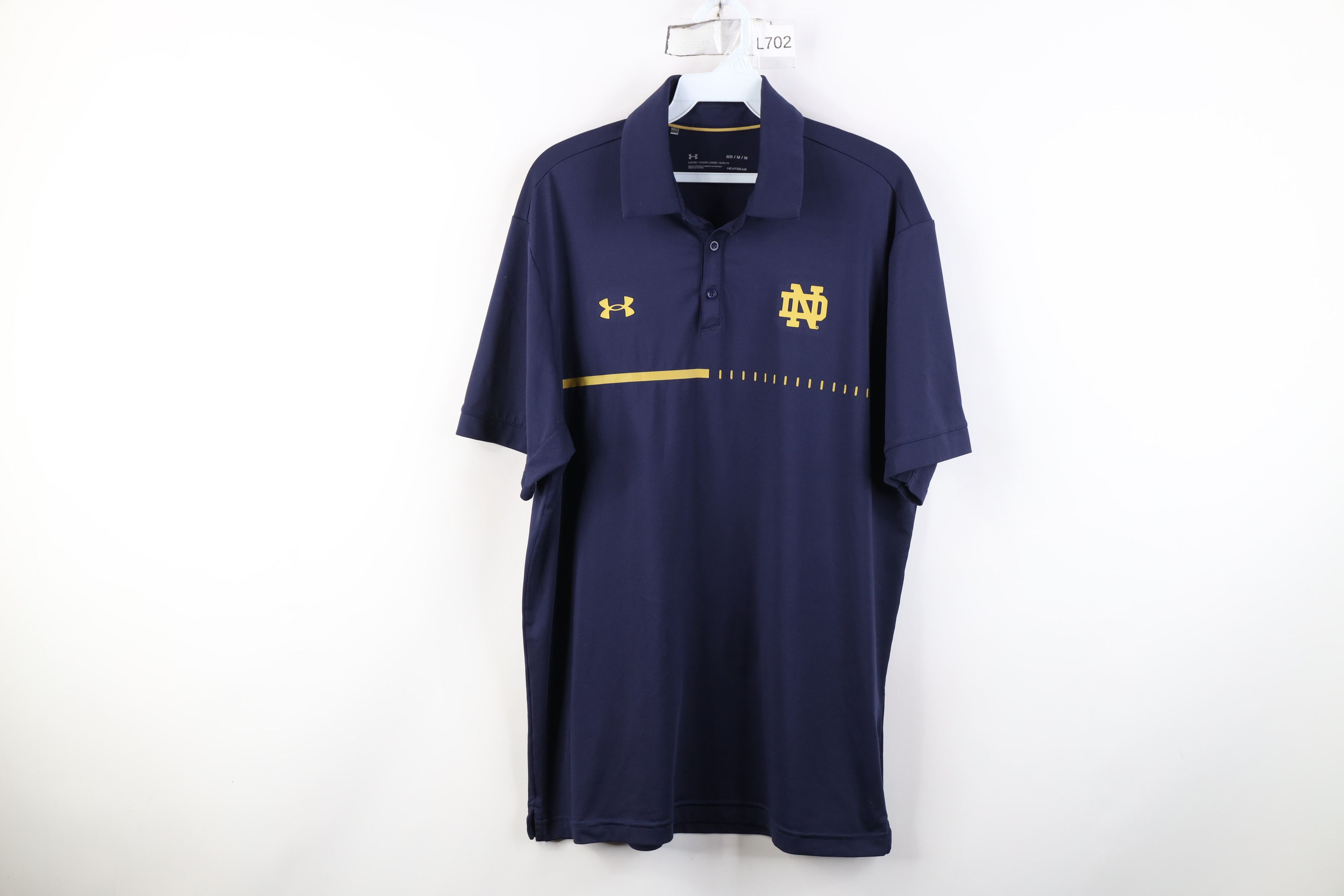 Under Armour Under Armour Notre Dame University Football Golf Polo Size US M / EU 48-50 / 2 - 1 Thumbnail